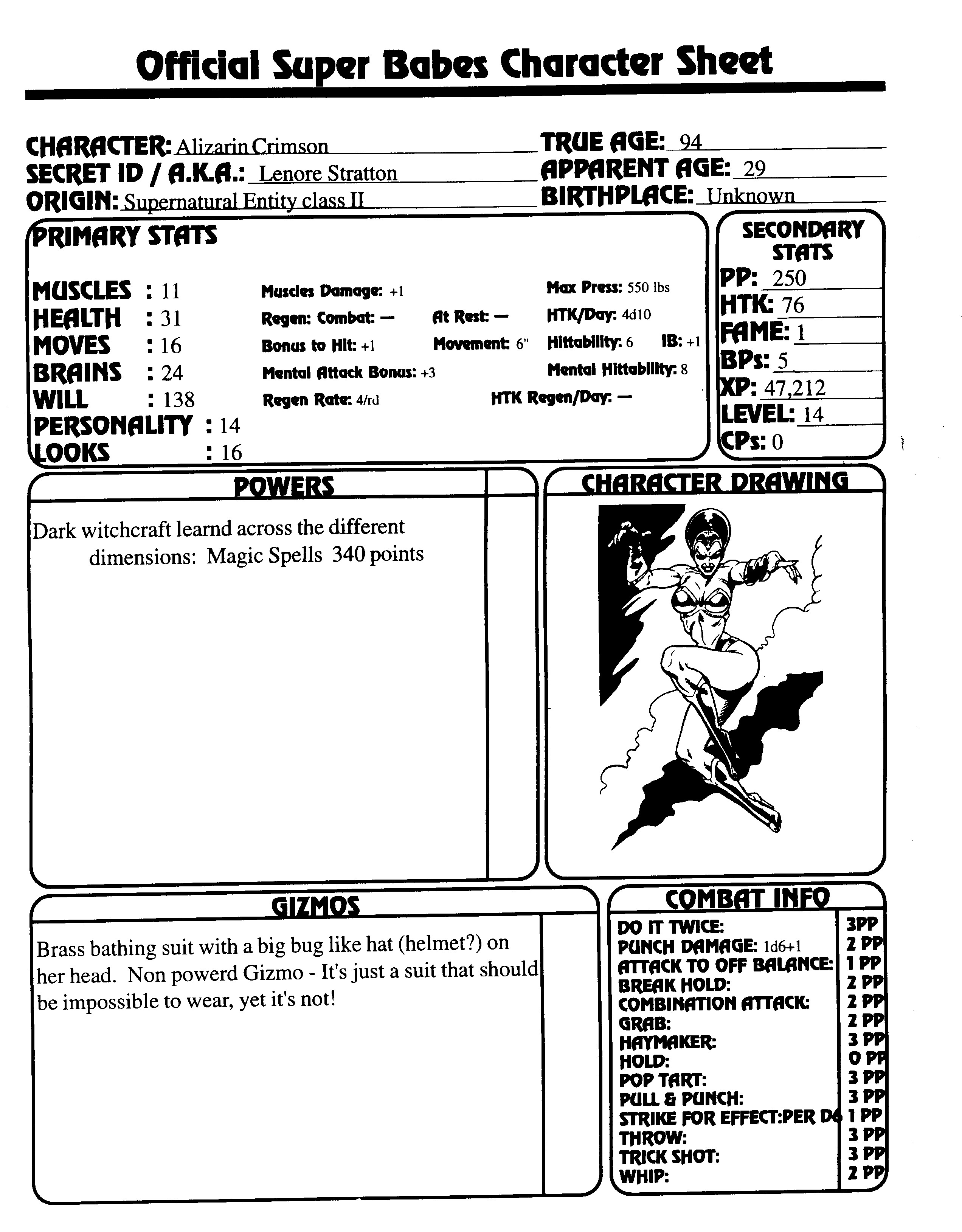 Read online Superbabes: The Femforce Role-Playing Game comic -  Issue # TPB - 135