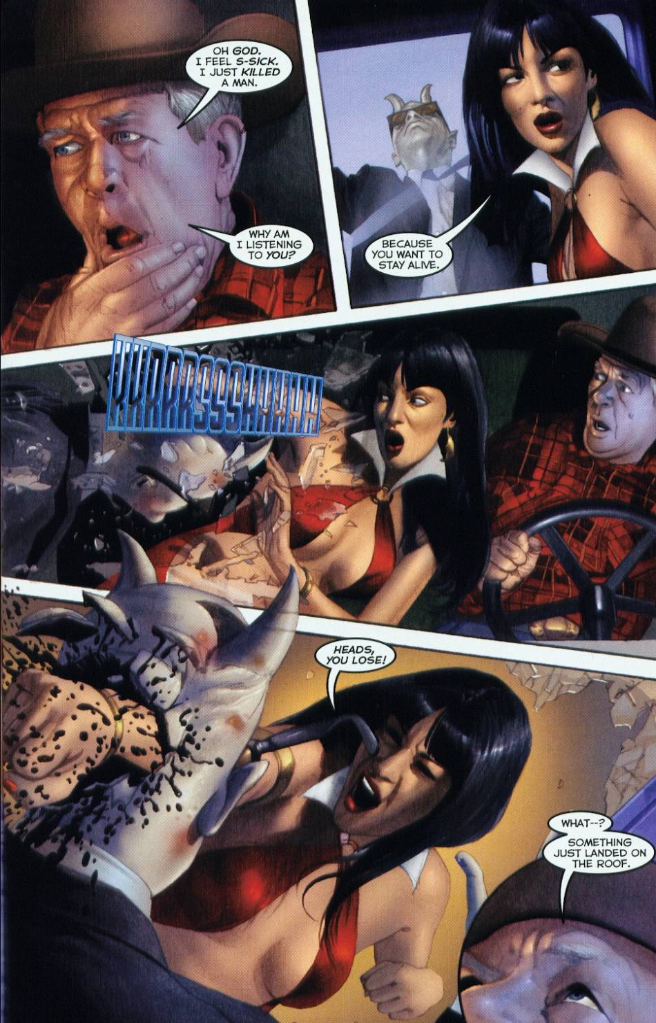 Read online Vampirella (2001) comic -  Issue #5 - 8