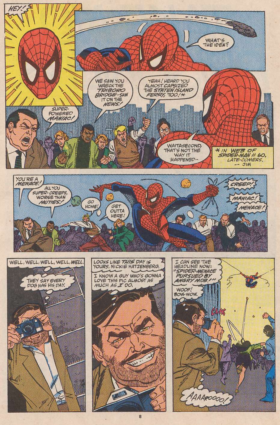 Read online The Spectacular Spider-Man (1976) comic -  Issue #160 - 7