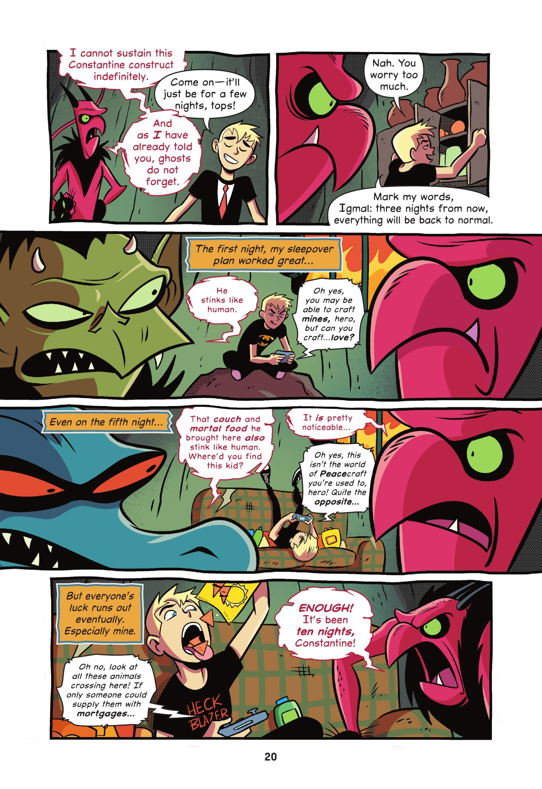 Read online The Mystery of the Meanest Teacher: A Johnny Constantine Graphic Novel comic -  Issue # TPB (Part 1) - 19