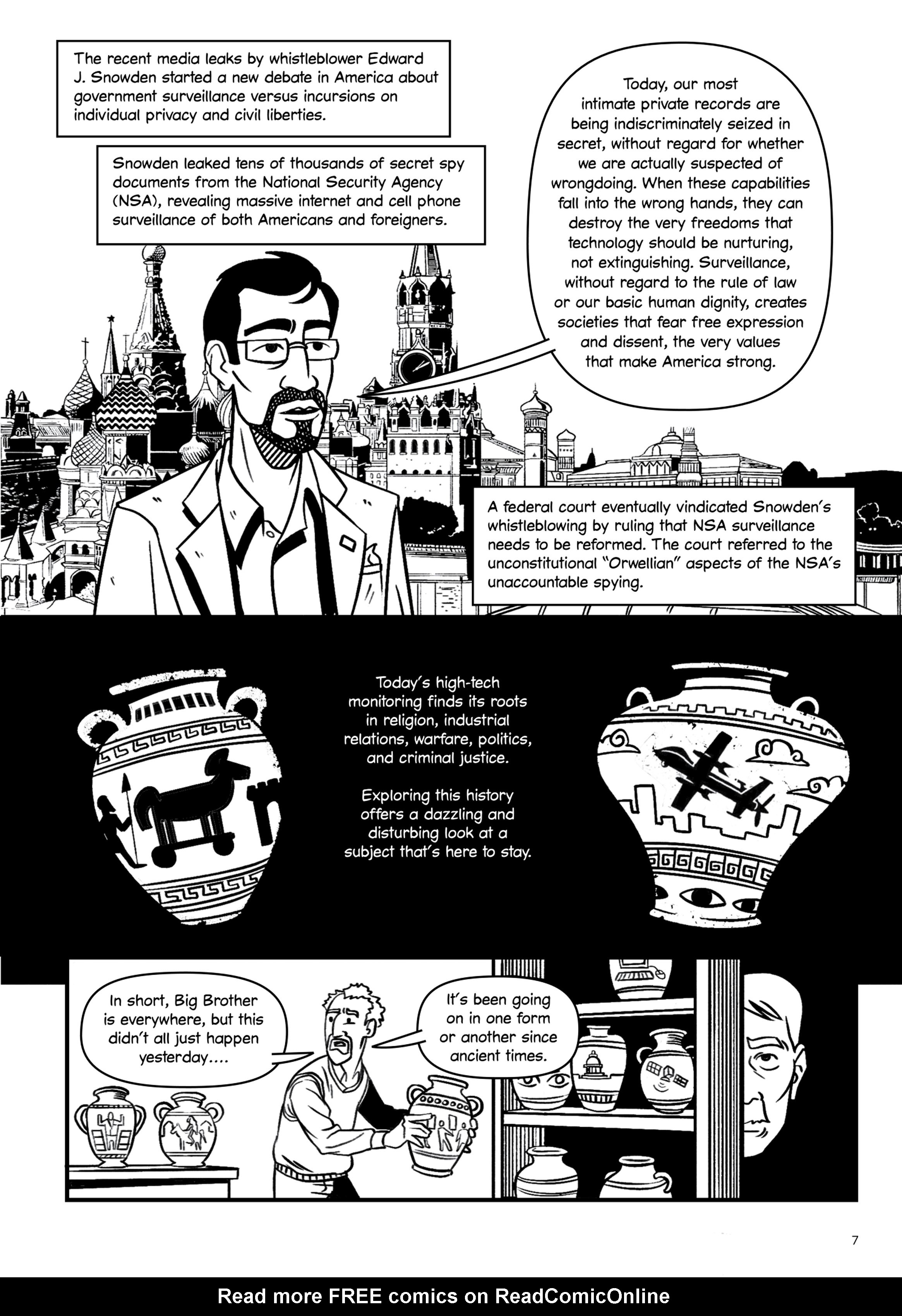 Read online The Machine Never Blinks: A Graphic History of Spying and Surveillance comic -  Issue # TPB - 17