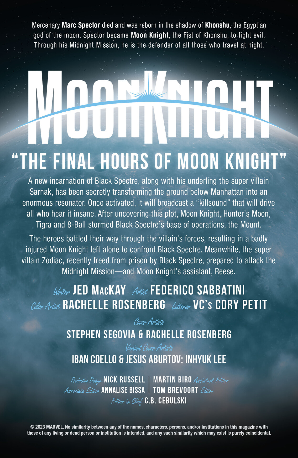 Read online Moon Knight (2021) comic -  Issue #29 - 2