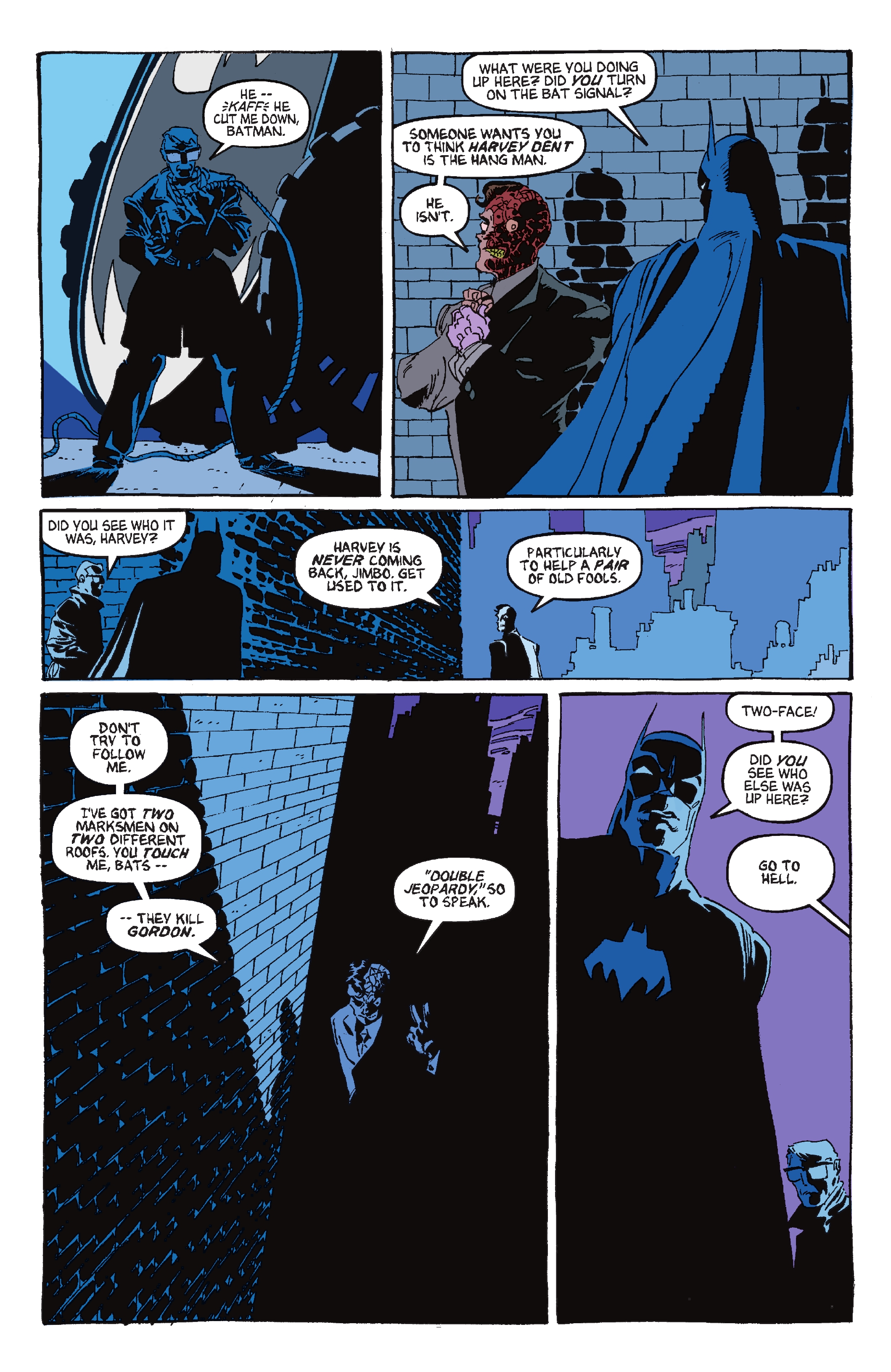 Read online Batman: Dark Victory (1999) comic -  Issue # _Batman - The Long Halloween Deluxe Edition The Sequel Dark Victory (Part 2) - 100