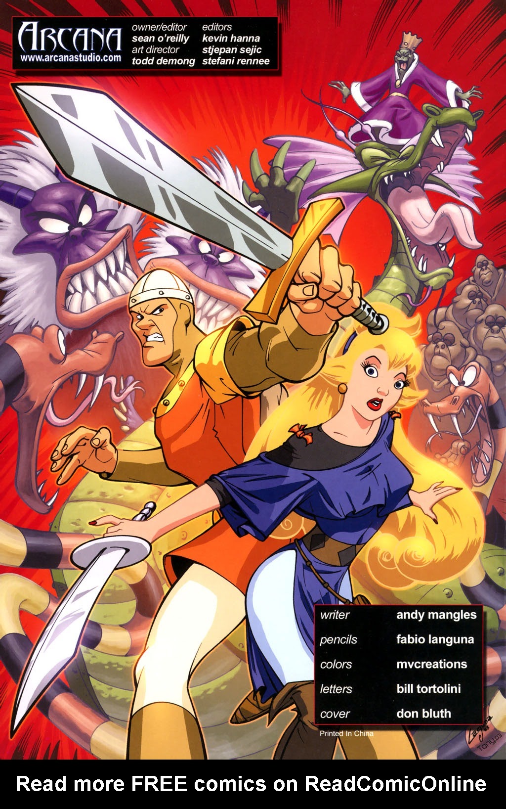 Read online Dragon's Lair (2006) comic -  Issue #1 - 2