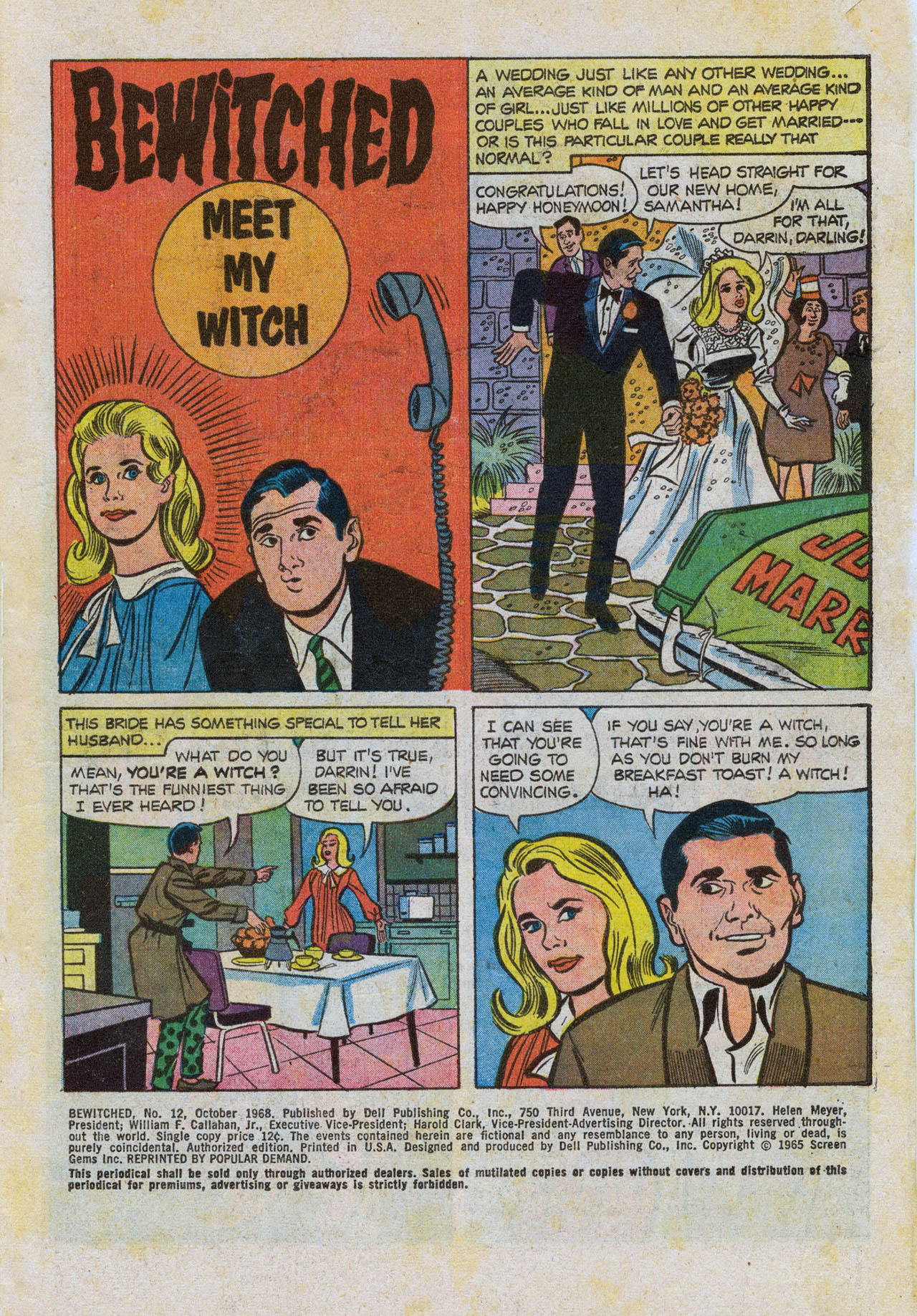 Read online Bewitched comic -  Issue #12 - 3