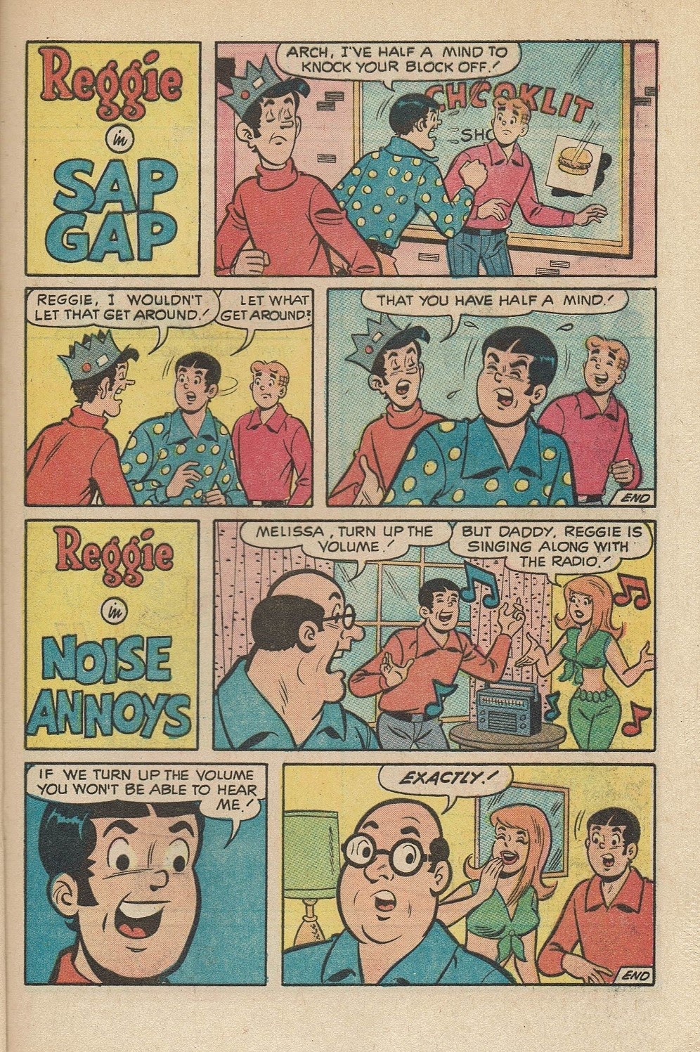 Read online Reggie's Wise Guy Jokes comic -  Issue #21 - 30
