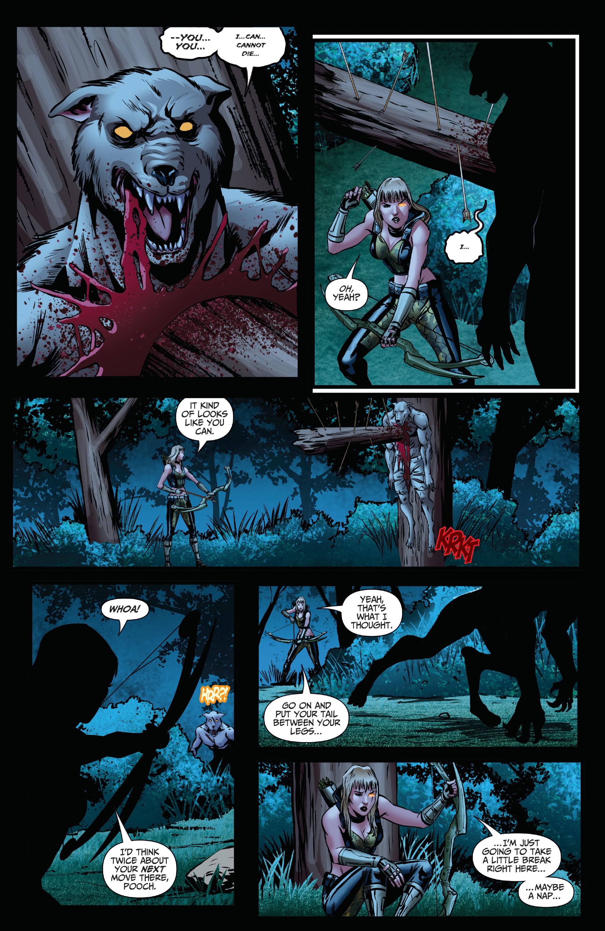 Read online Van Helsing vs The League of Monsters comic -  Issue #6 - 22