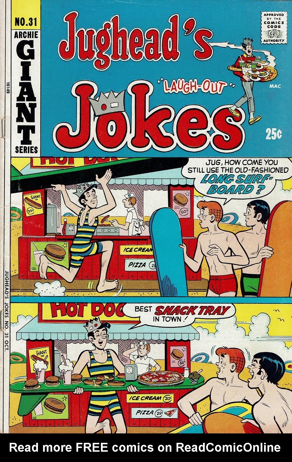Read online Jughead's Jokes comic -  Issue #31 - 1