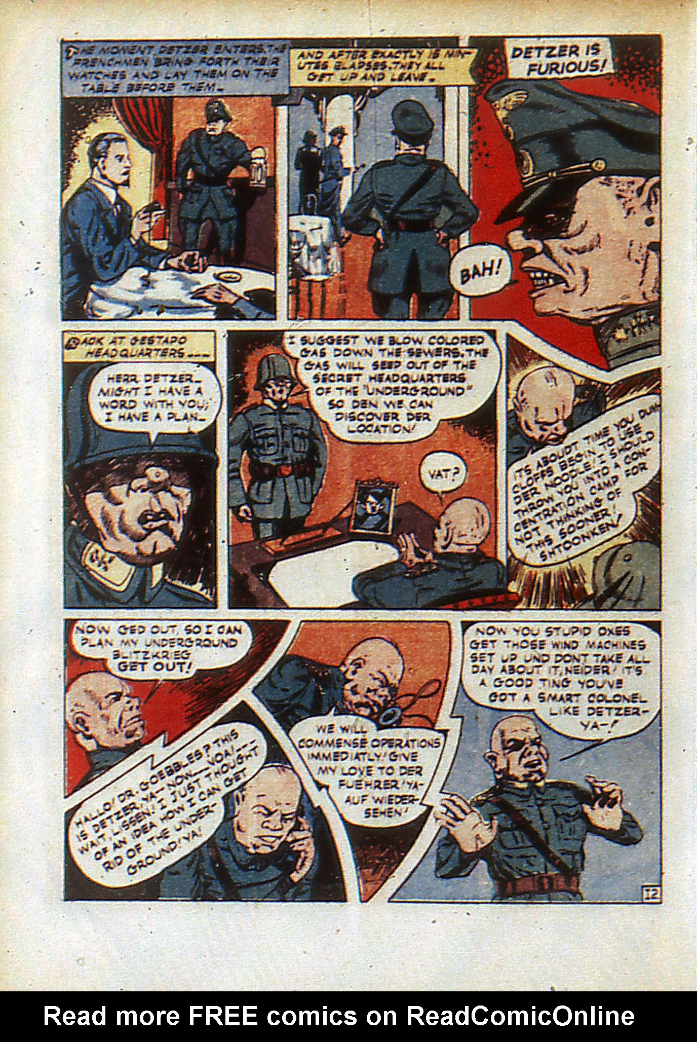 Read online Captain Battle Comics comic -  Issue #1 - 14