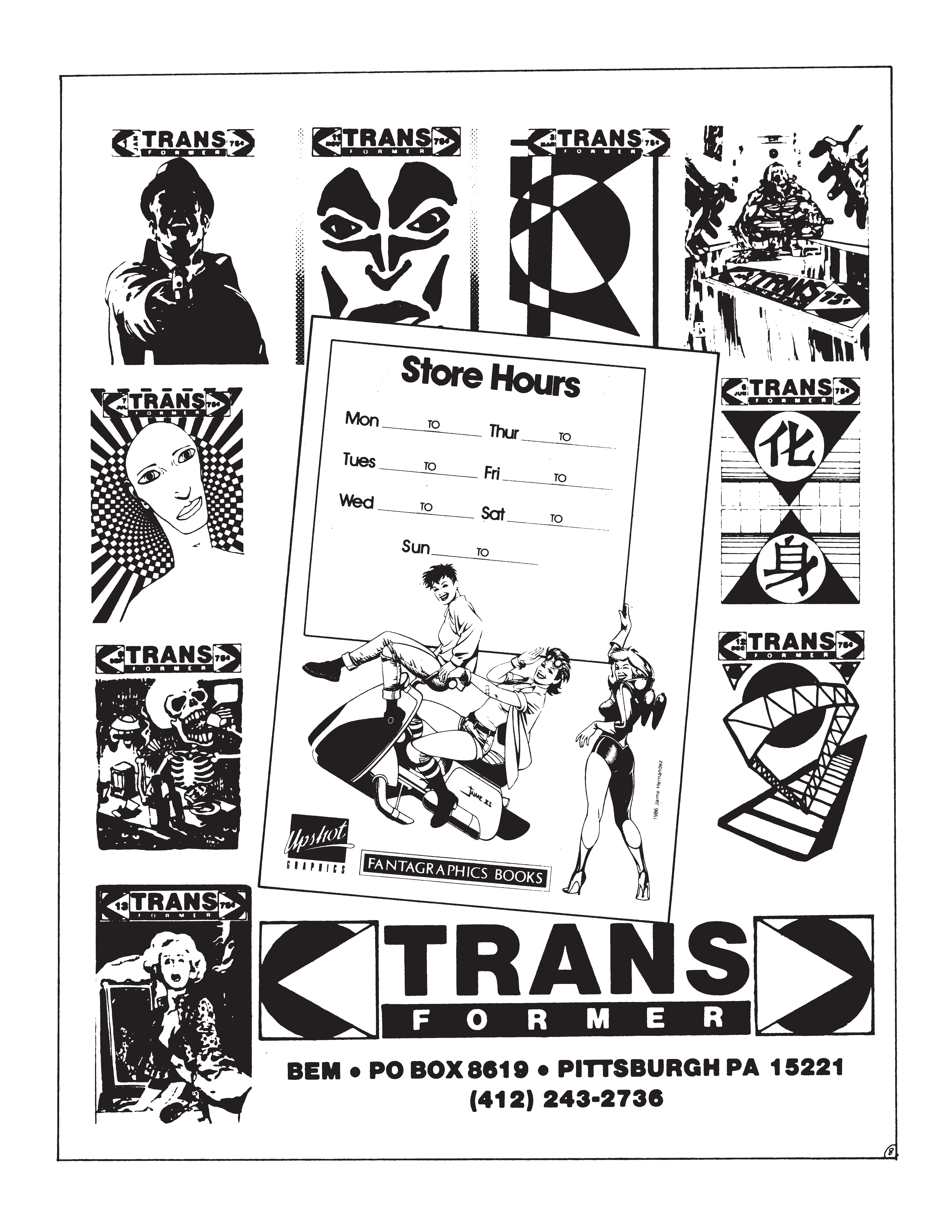 Read online 1986 zine comic -  Issue # TPB - 19
