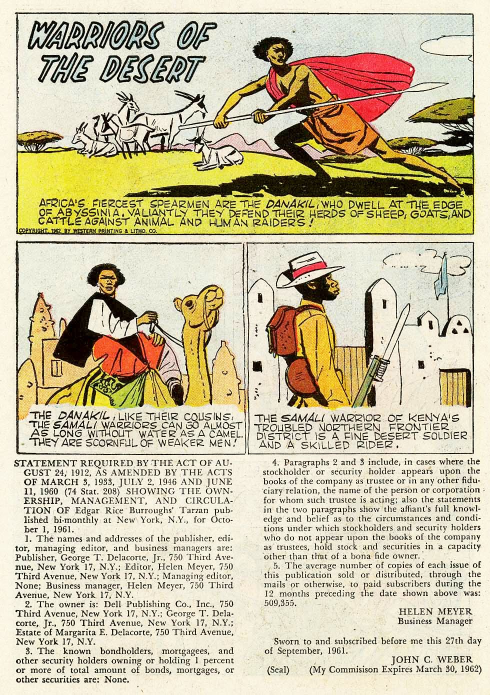 Read online Tarzan (1948) comic -  Issue #129 - 34