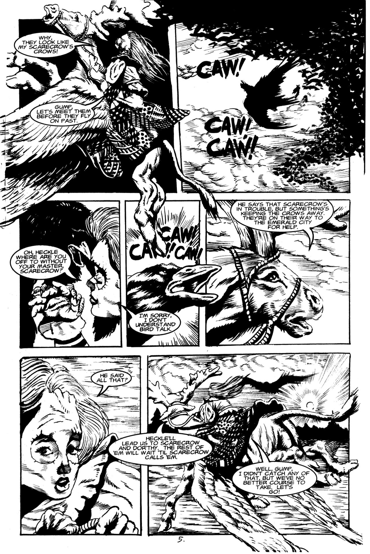 Read online Dark Oz comic -  Issue #3 - 7