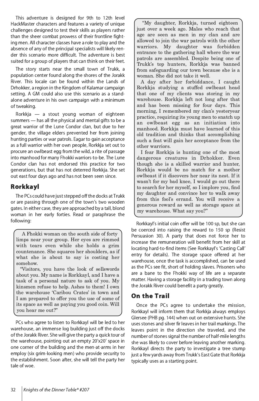 Read online Knights of the Dinner Table comic -  Issue #207 - 34