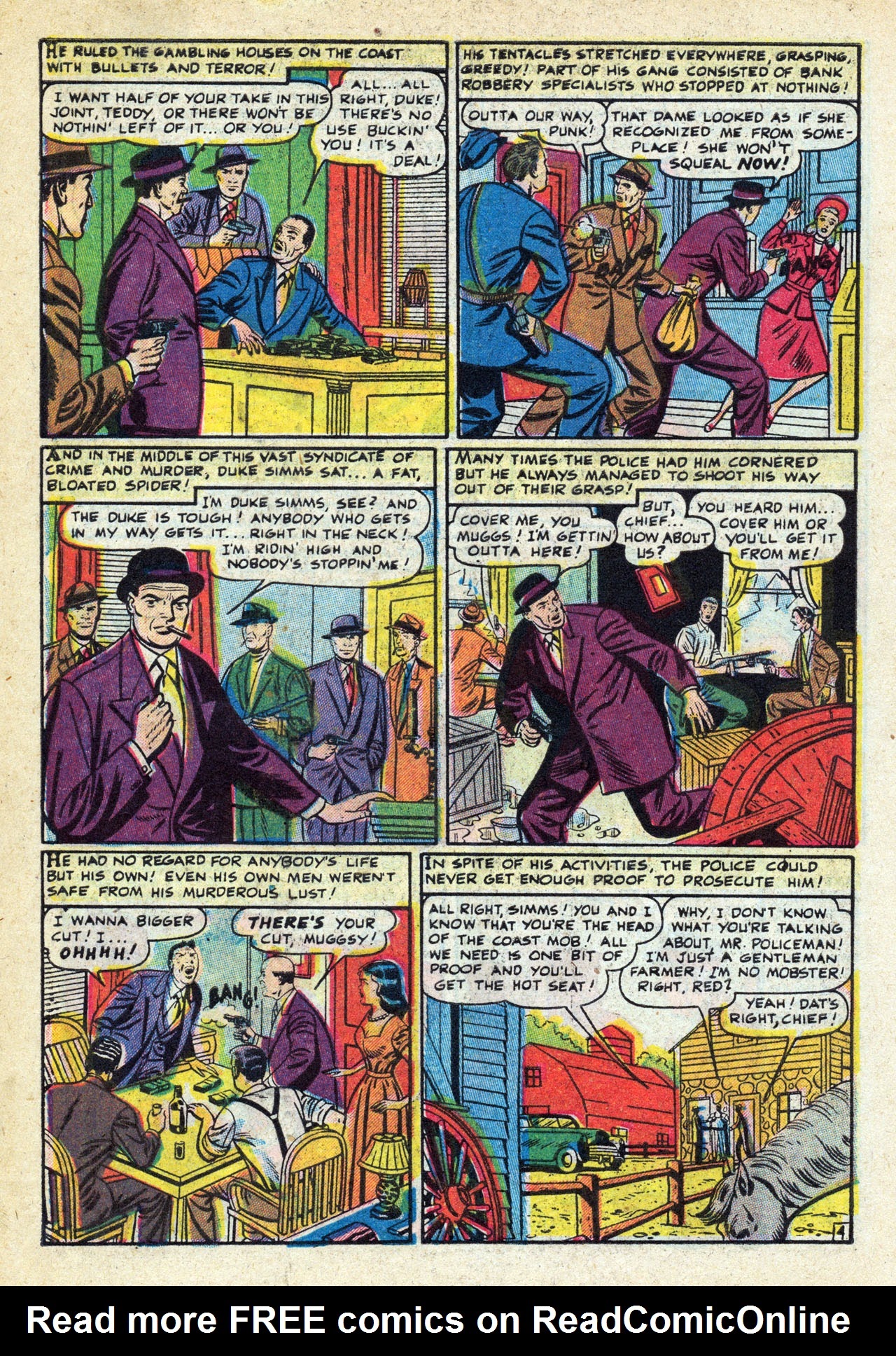Read online Crime Exposed (1950) comic -  Issue #5 - 6