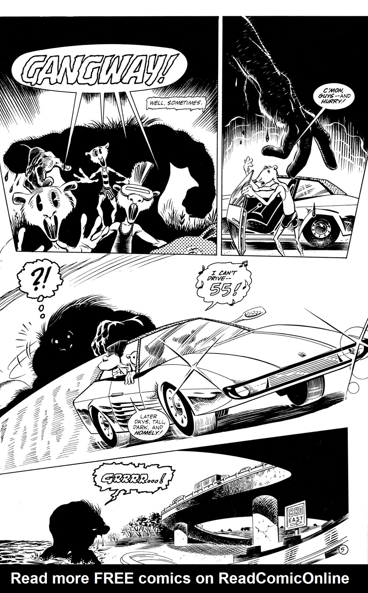 Read online Adolescent Radioactive Black Belt Hamsters comic -  Issue #7 - 7