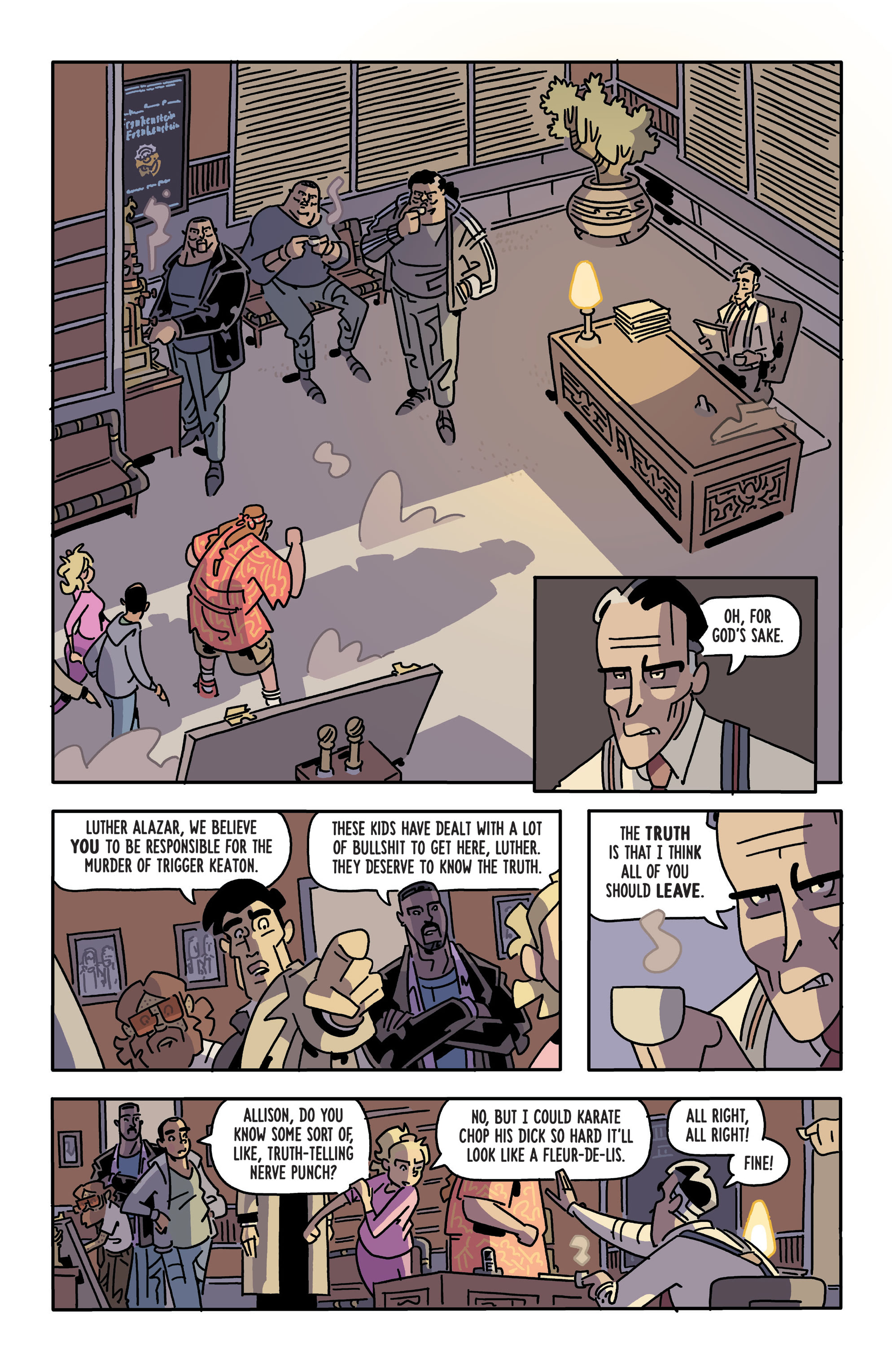 Read online The Six Sidekicks of Trigger Keaton comic -  Issue #6 - 7
