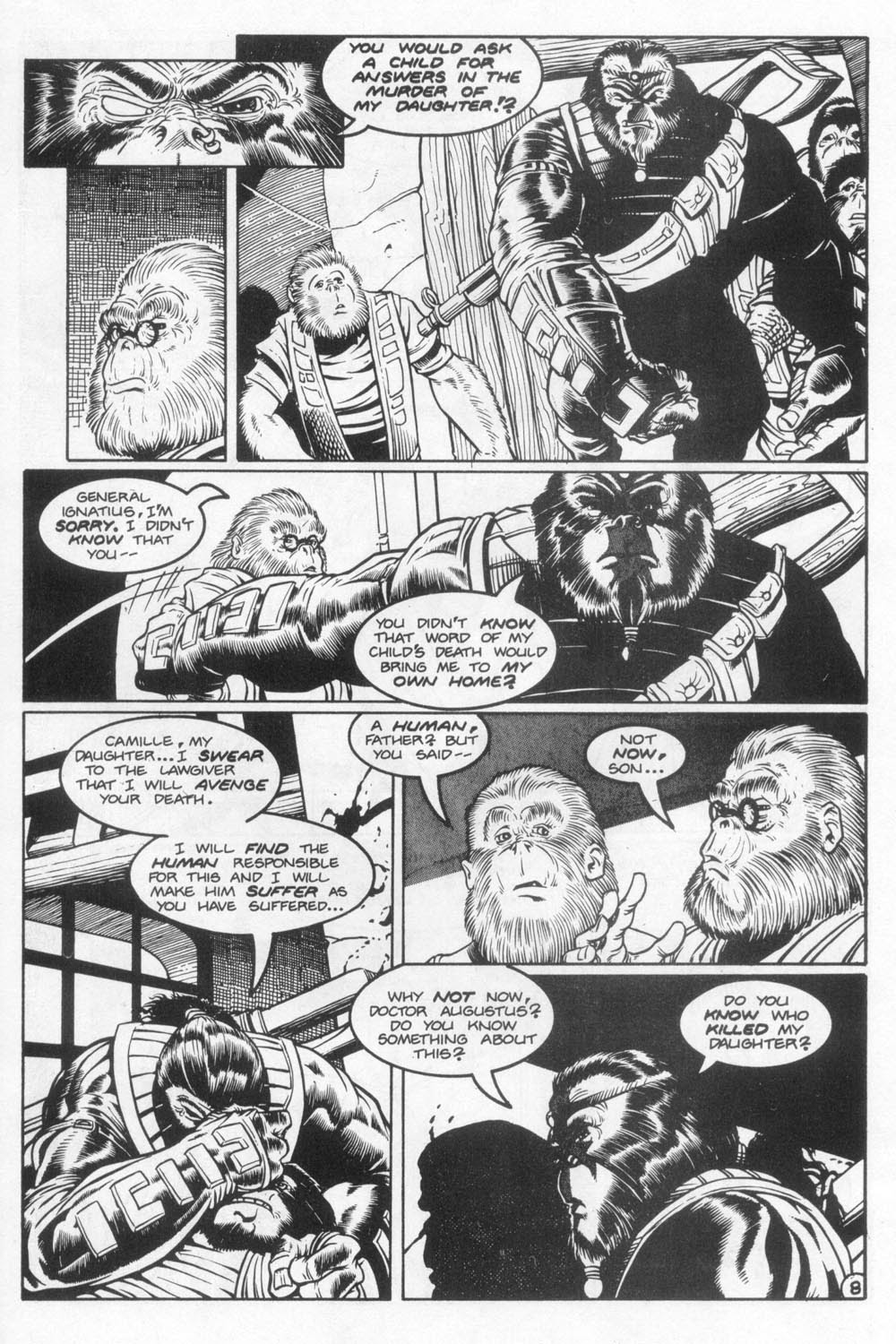 Read online Planet of the Apes: The Sins of the Father comic -  Issue # Full - 9