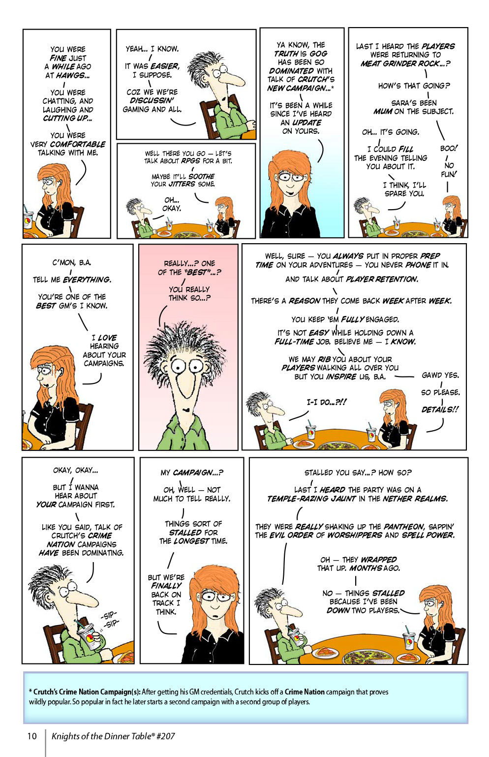 Read online Knights of the Dinner Table comic -  Issue #207 - 12