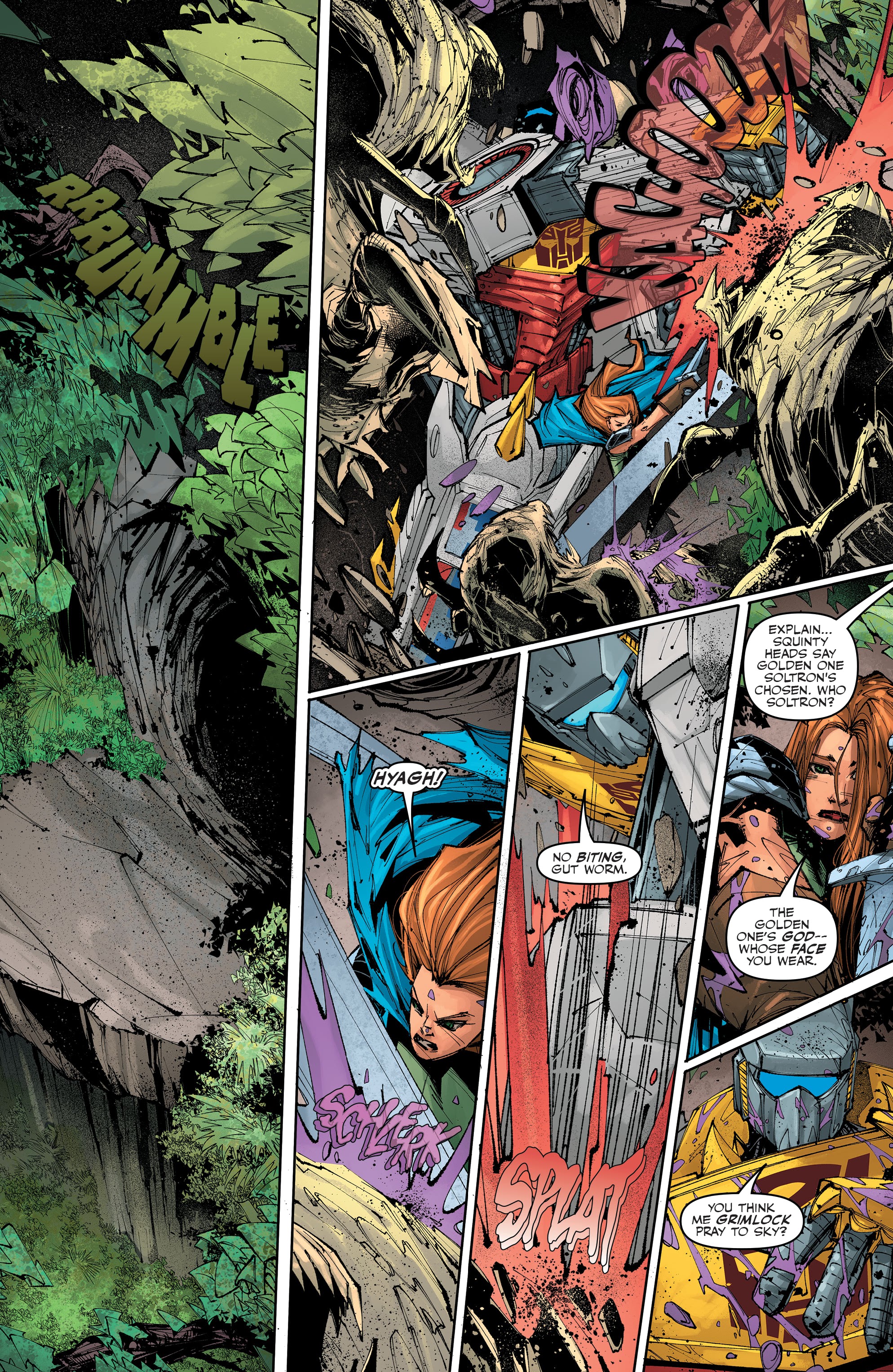 Read online Transformers: King Grimlock comic -  Issue #2 - 11