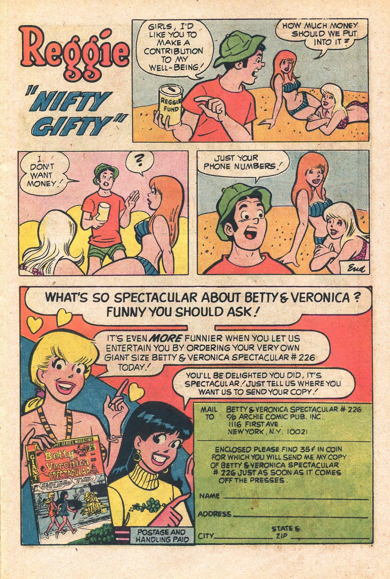 Read online Reggie's Wise Guy Jokes comic -  Issue #30 - 15