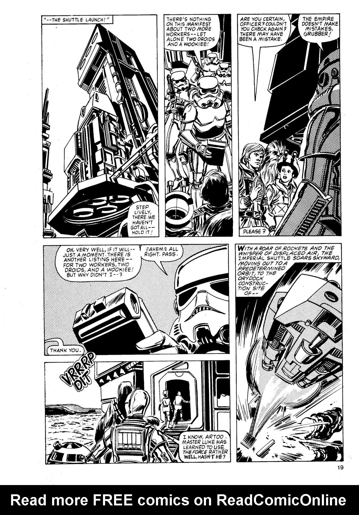 Read online Star Wars Weekly comic -  Issue #147 - 19