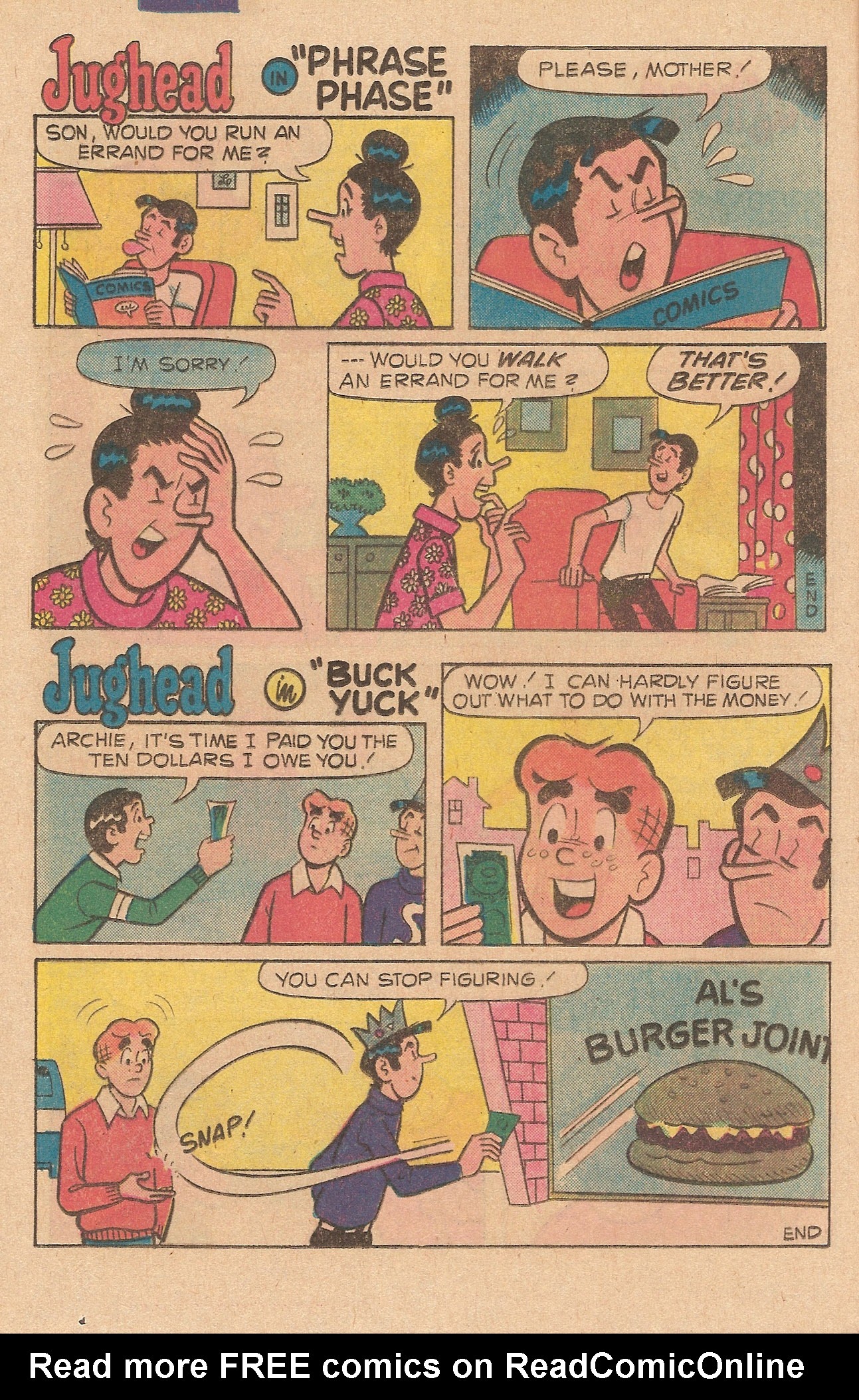 Read online Jughead's Jokes comic -  Issue #72 - 16