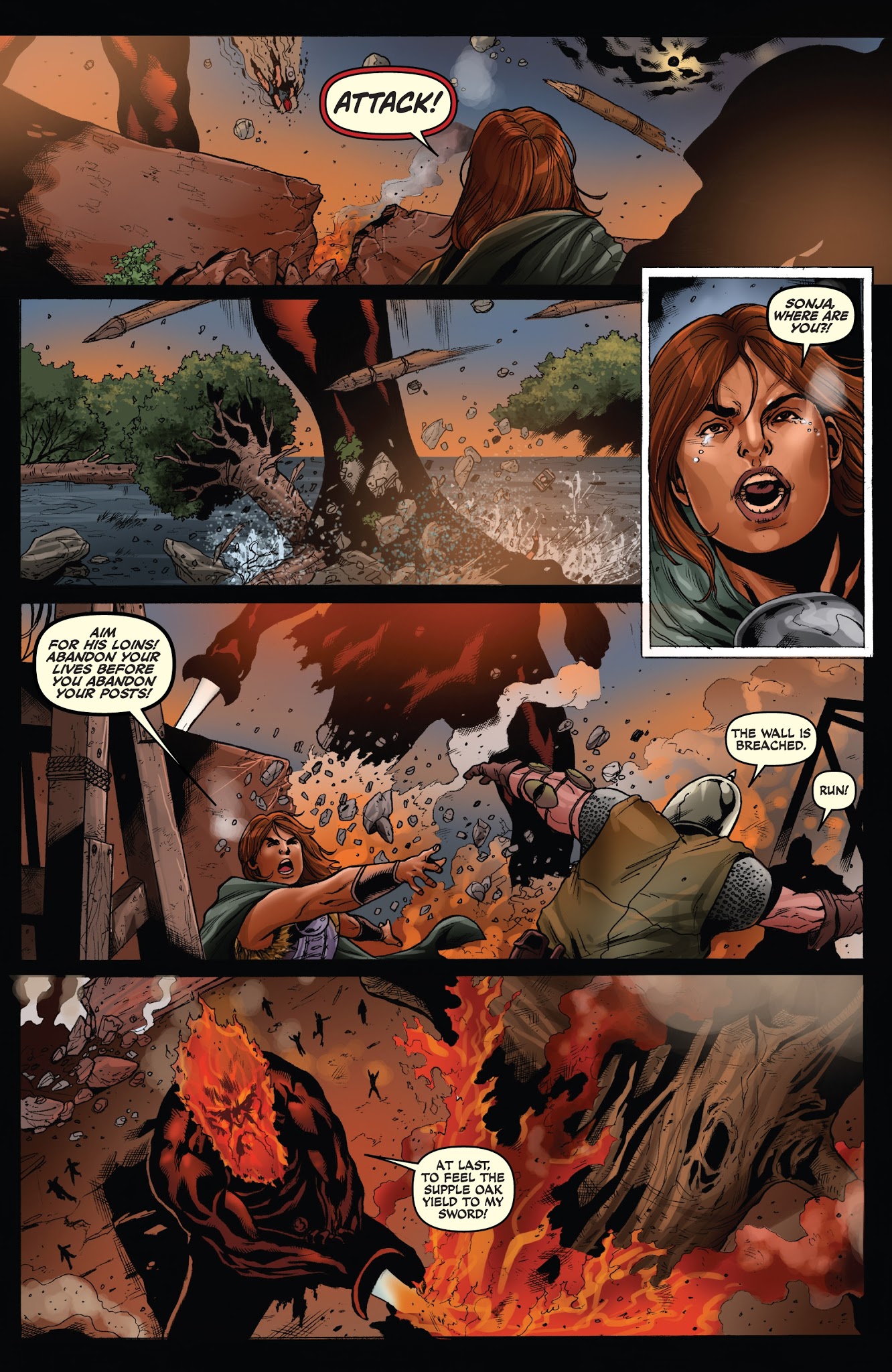 Read online Red Sonja: Revenge of the Gods comic -  Issue #5 - 11