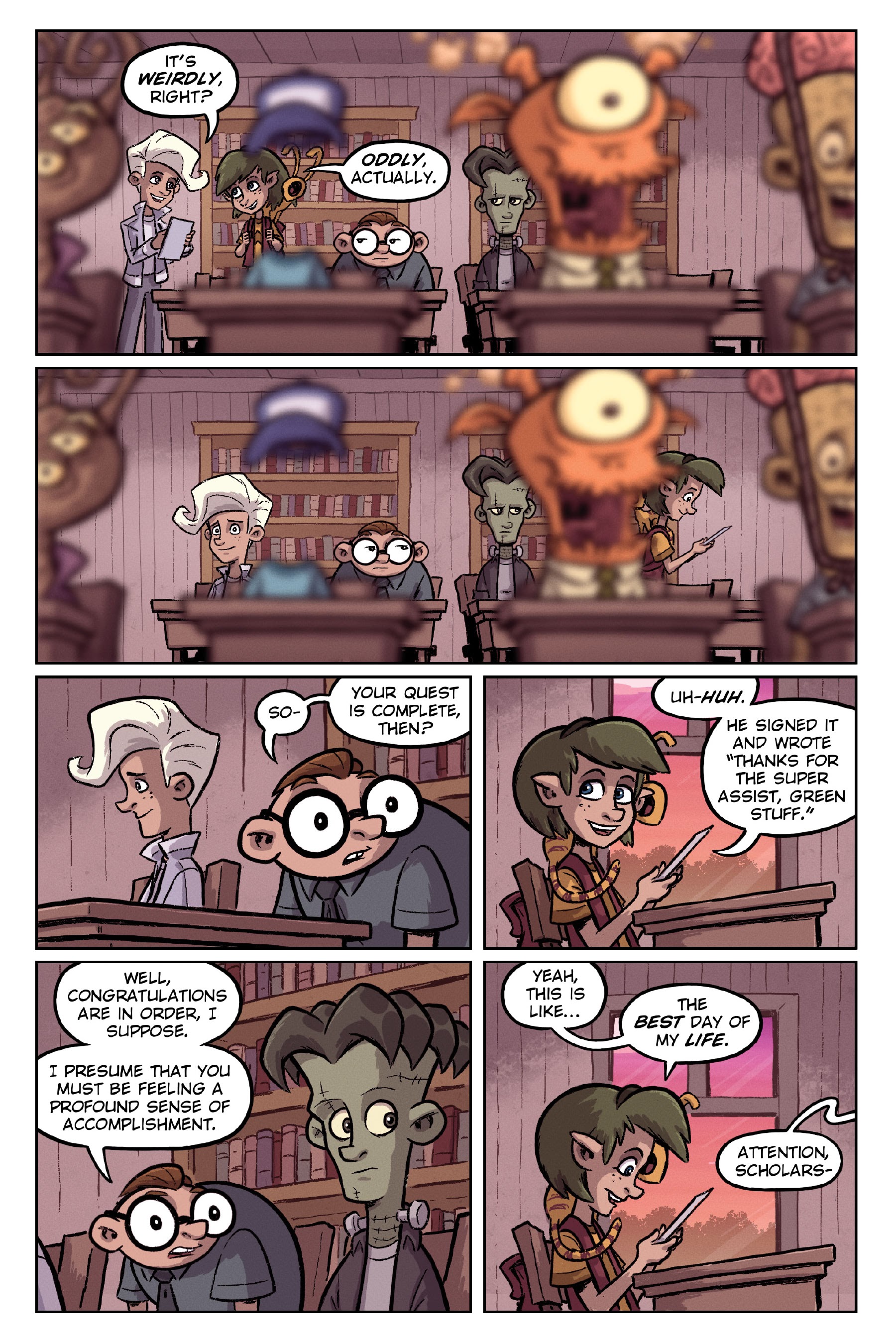 Read online Oddly Normal (2014) comic -  Issue #19 - 19