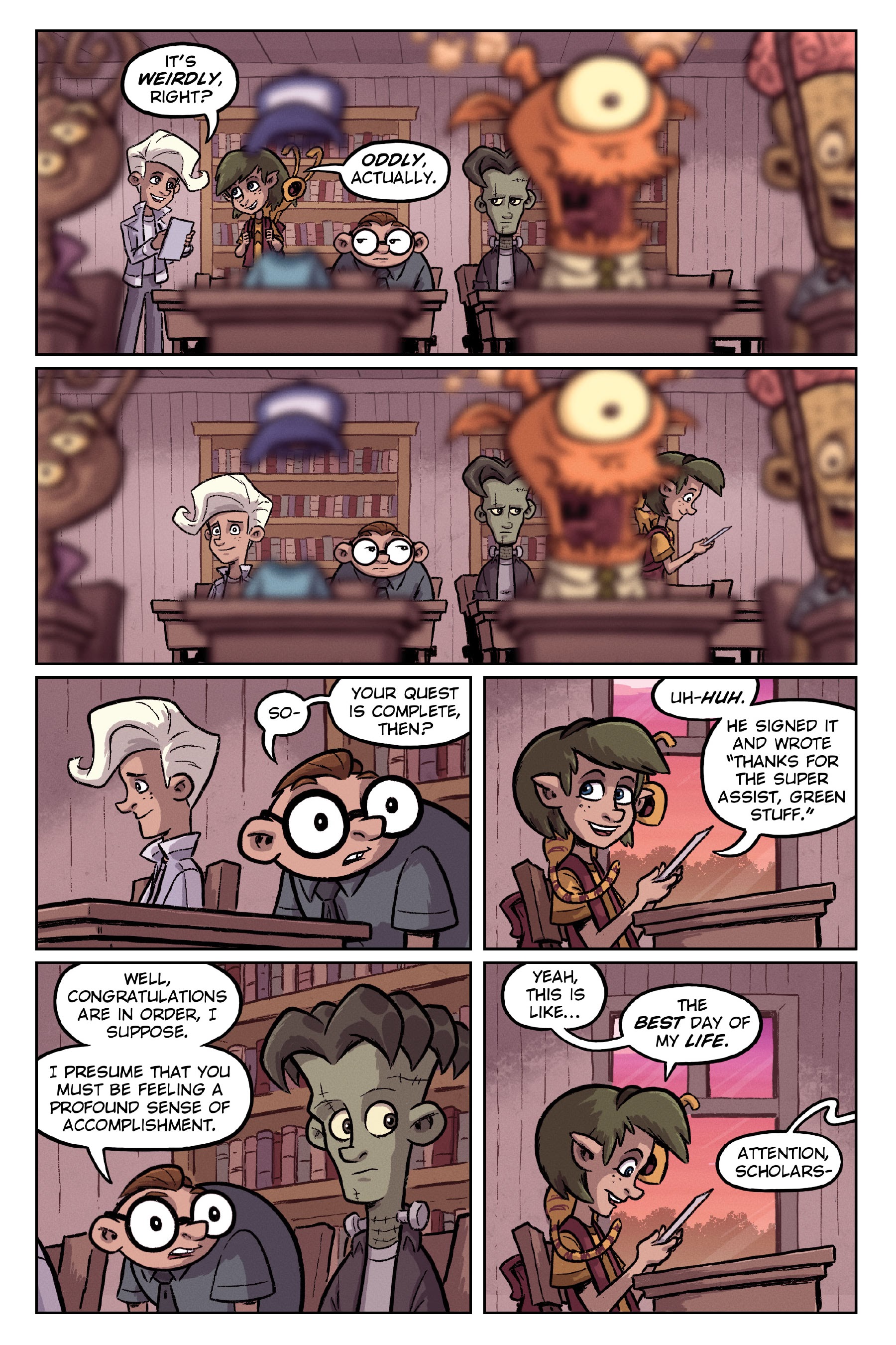 Read online Oddly Normal (2014) comic -  Issue #19 - 19