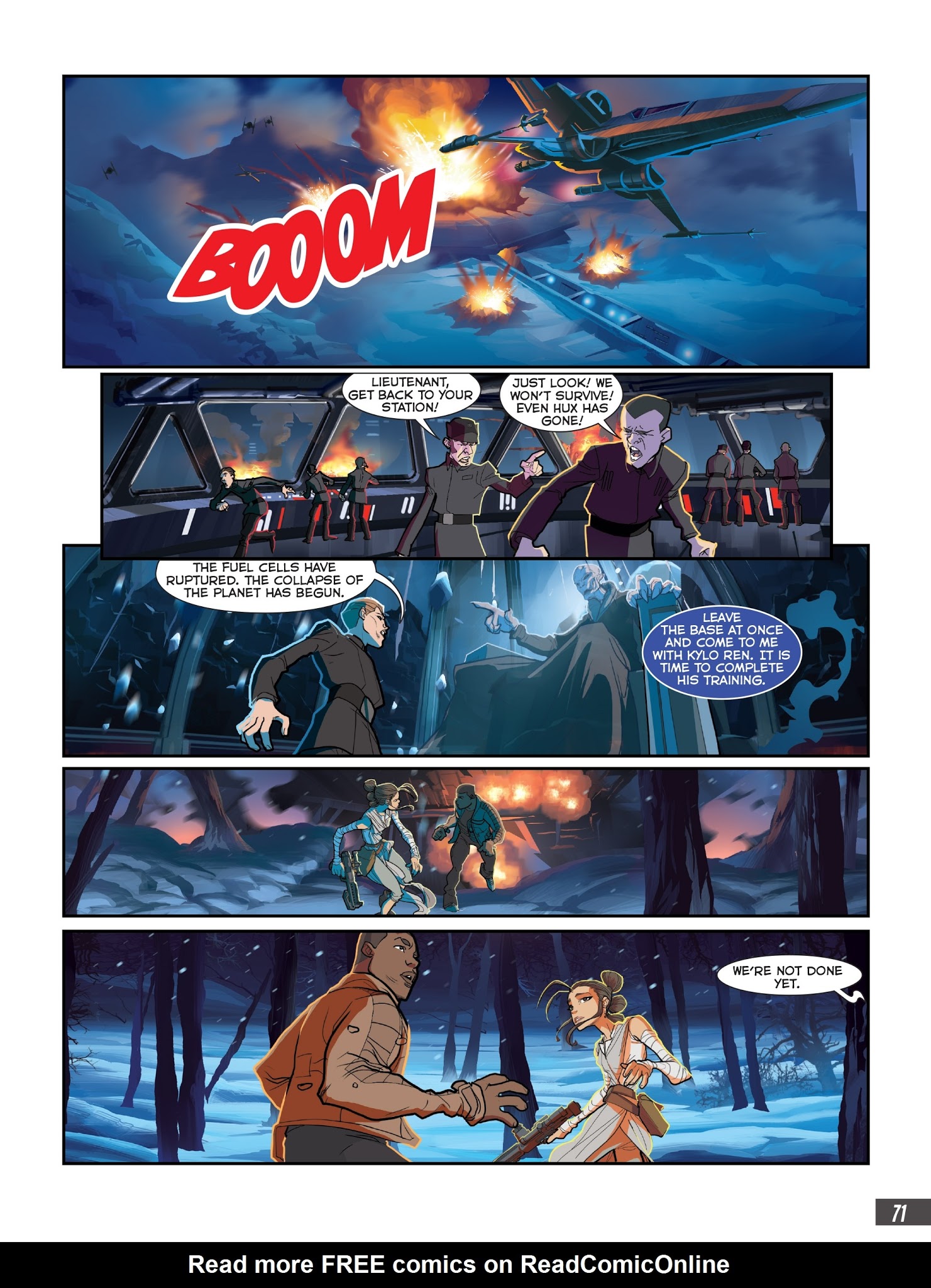 Read online Star Wars: The Force Awakens Graphic Novel Adaptation comic -  Issue # Full - 70
