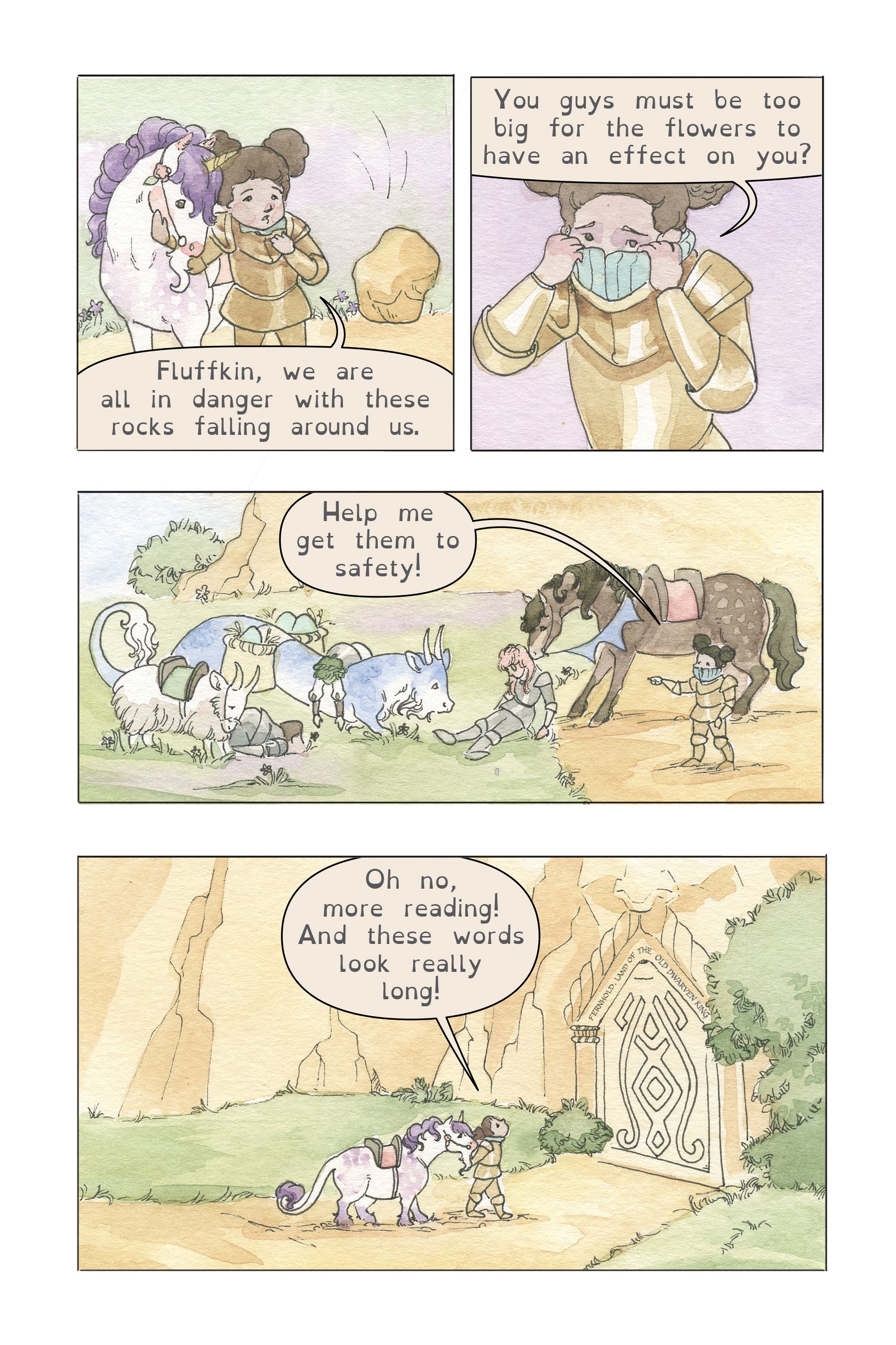 Read online Emiline: Knight in Training comic -  Issue # Full - 33