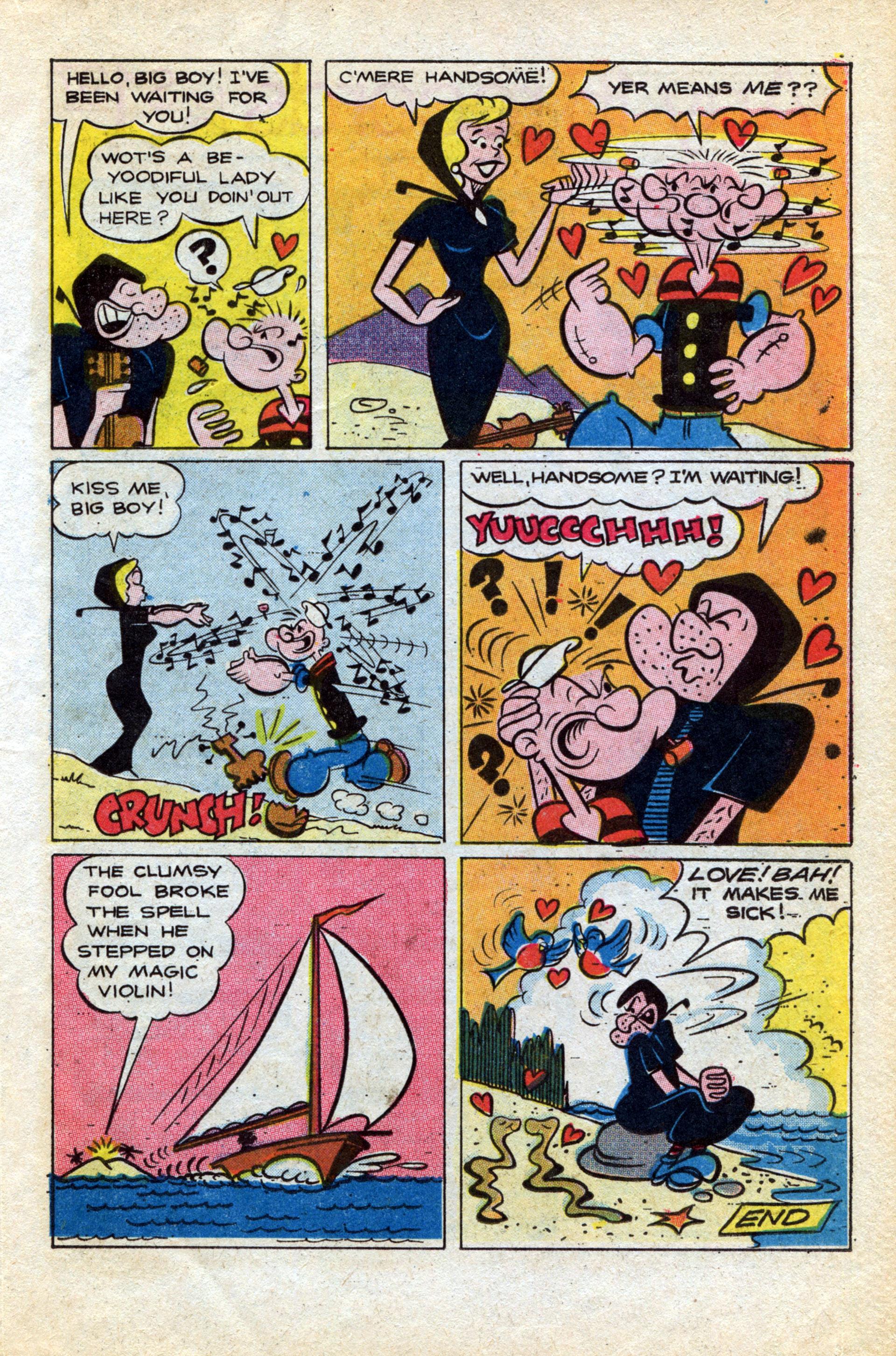 Read online Popeye (1948) comic -  Issue #121 - 21