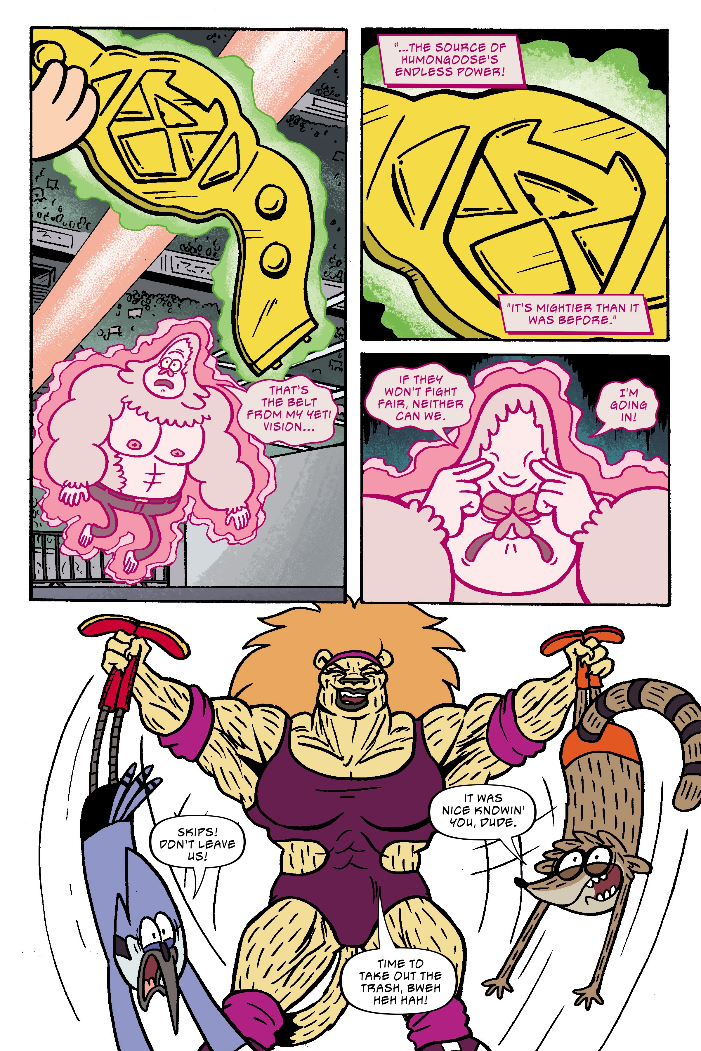 Read online Regular Show: Wrasslesplosion comic -  Issue # TPB - 90