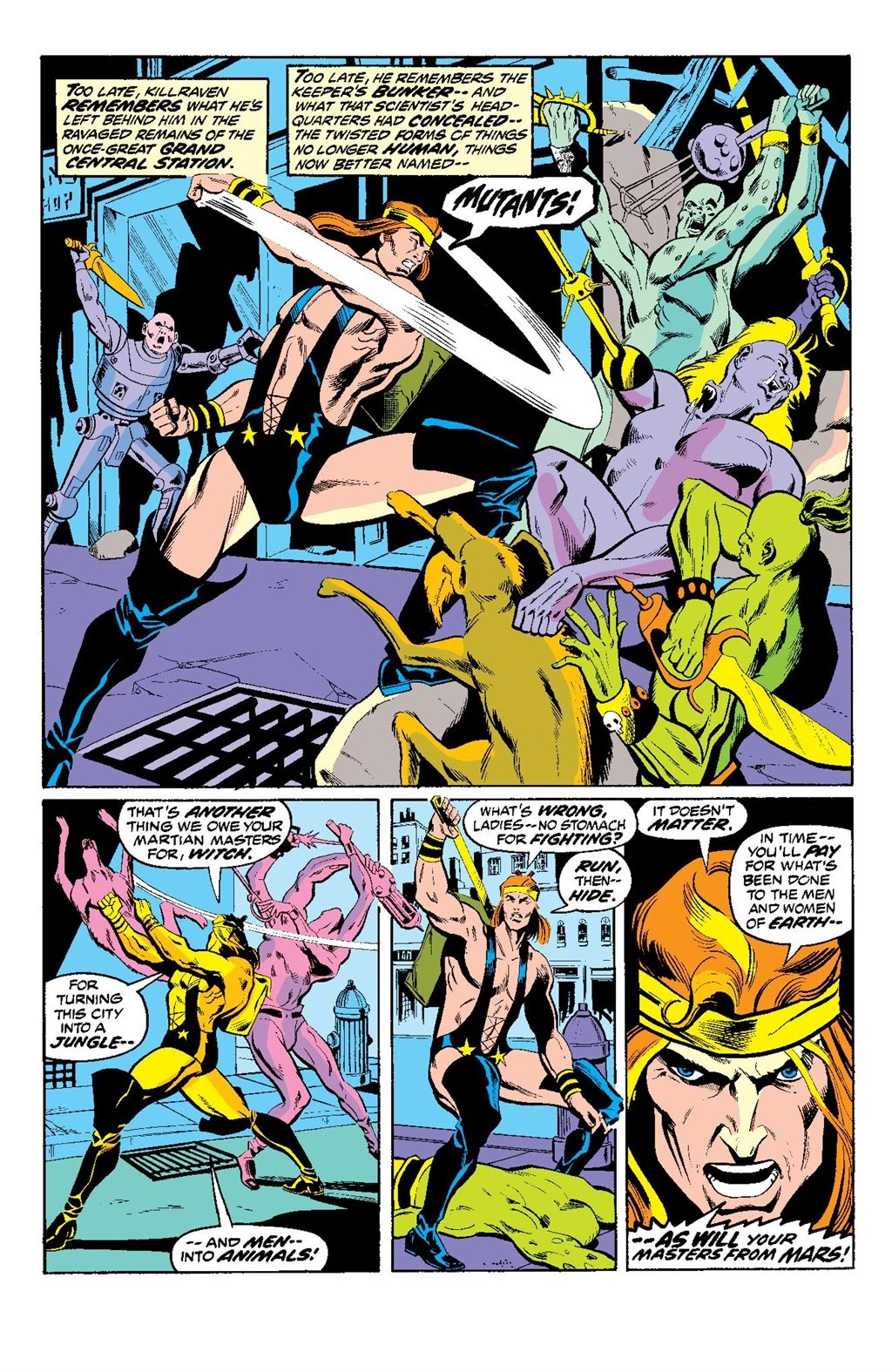 Read online Killraven Epic Collection: Warrior of the Worlds comic -  Issue # TPB (Part 1) - 29