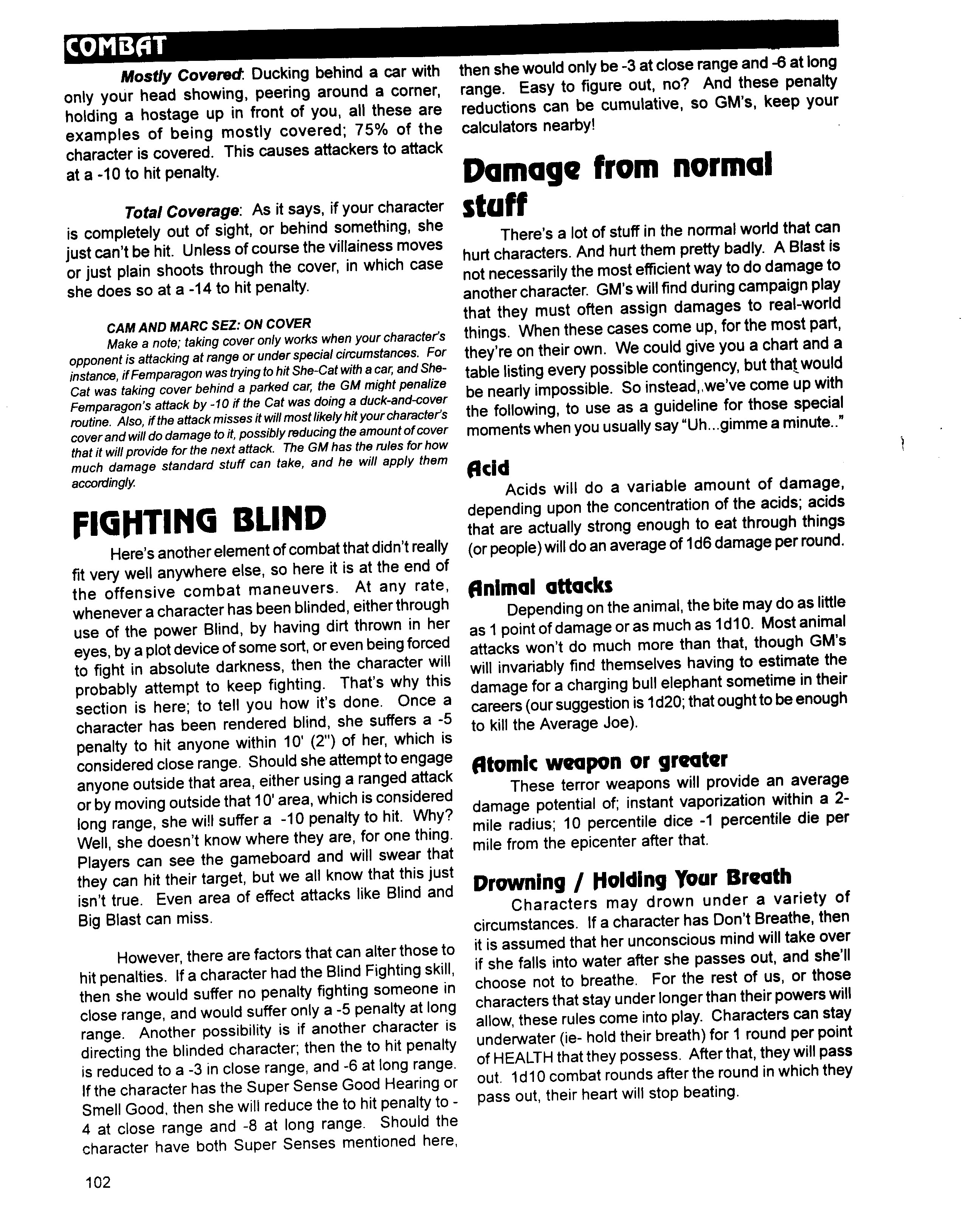 Read online Superbabes: The Femforce Role-Playing Game comic -  Issue # TPB - 104