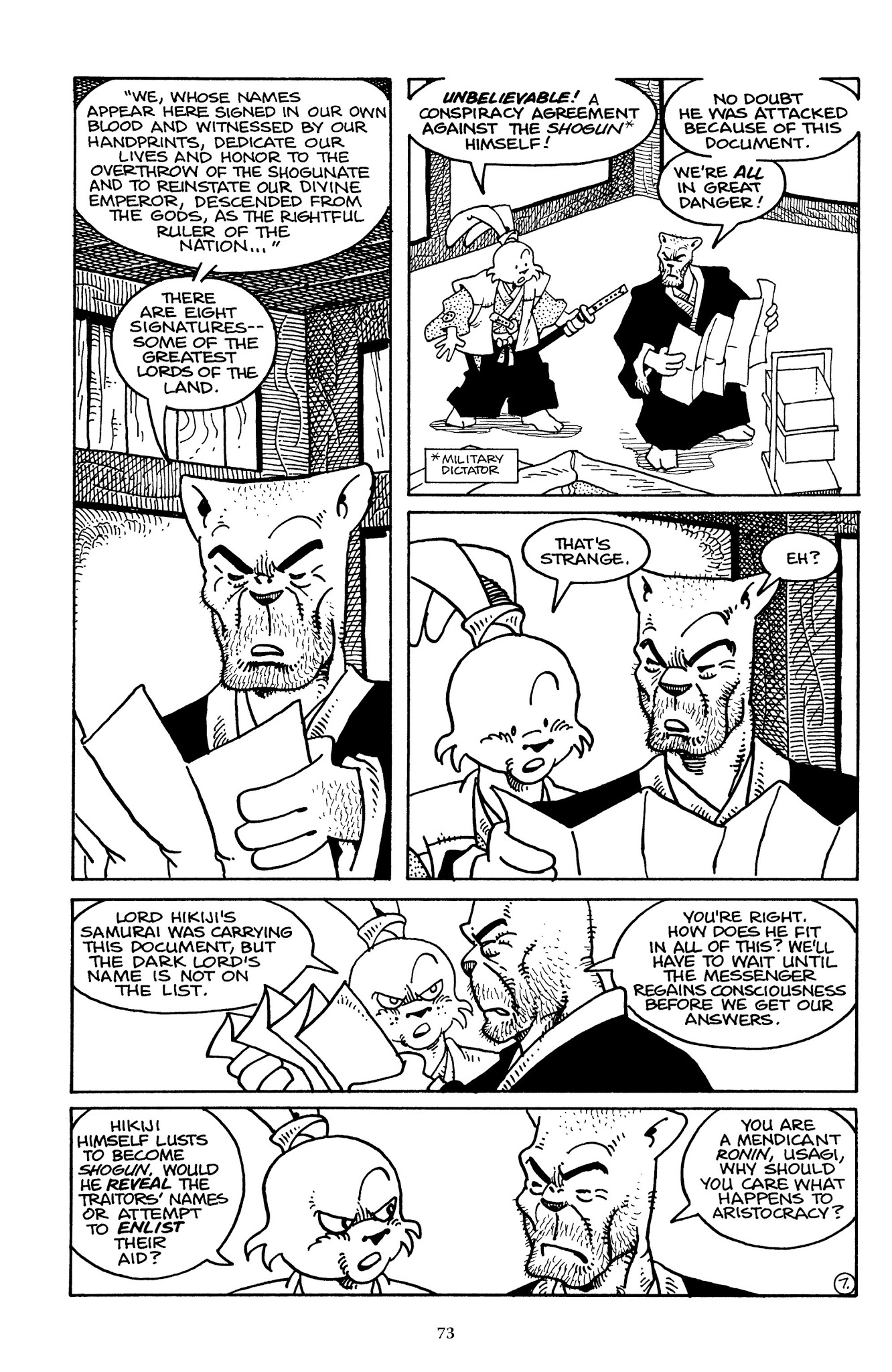 Read online The Usagi Yojimbo Saga comic -  Issue # TPB 2 - 73