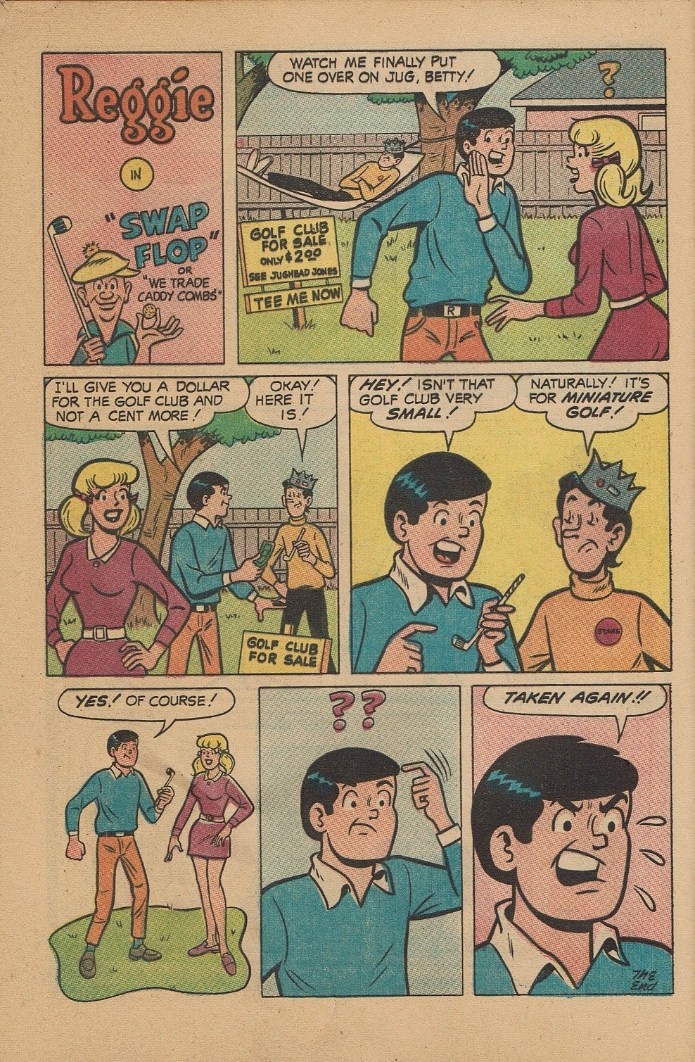 Read online Reggie's Wise Guy Jokes comic -  Issue #3 - 32