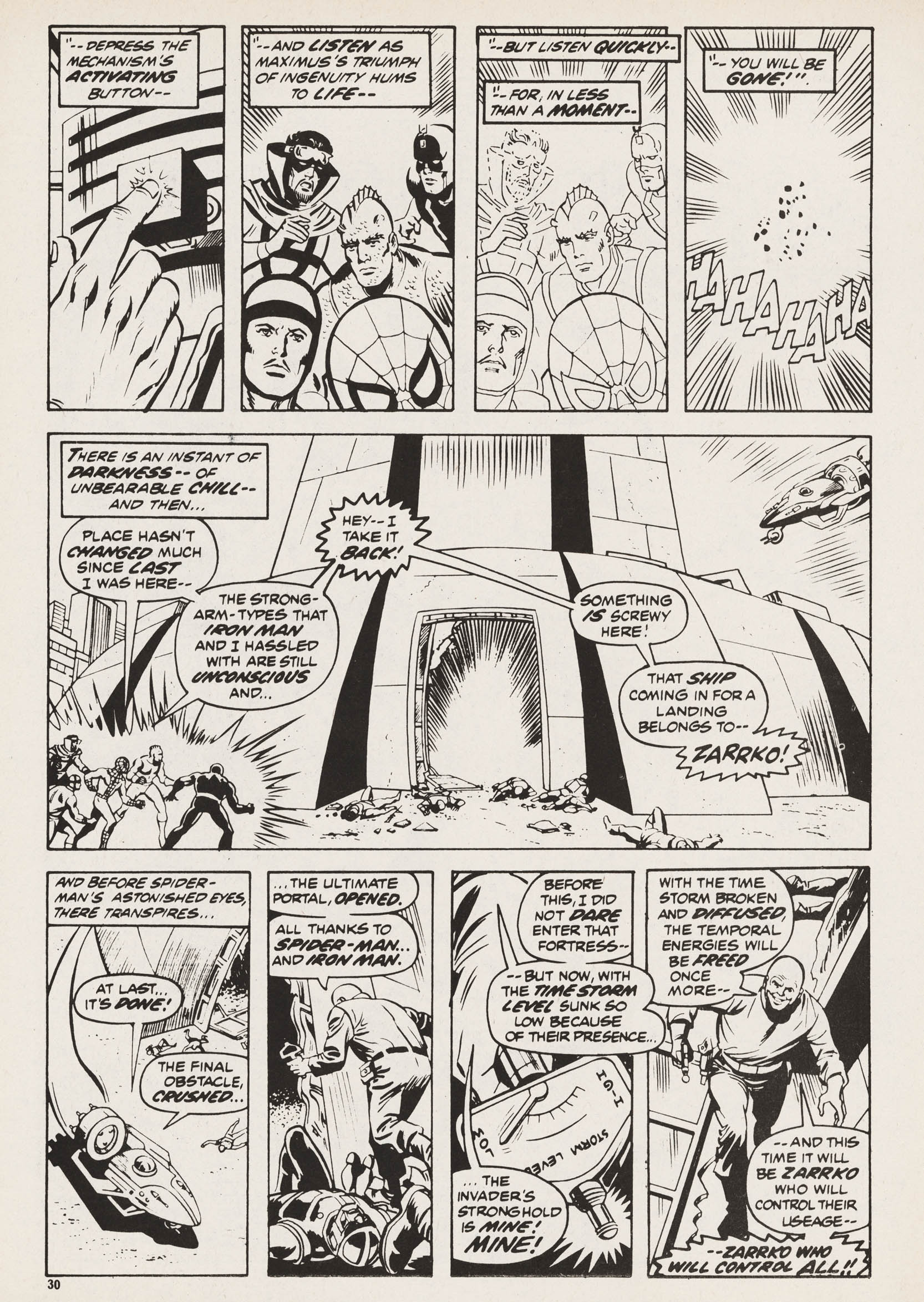 Read online Captain Britain (1976) comic -  Issue #31 - 30