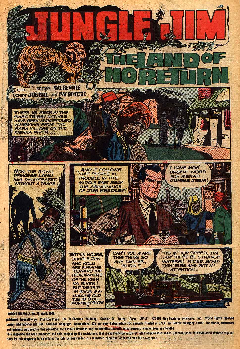 Read online Jungle Jim (1969) comic -  Issue #23 - 3