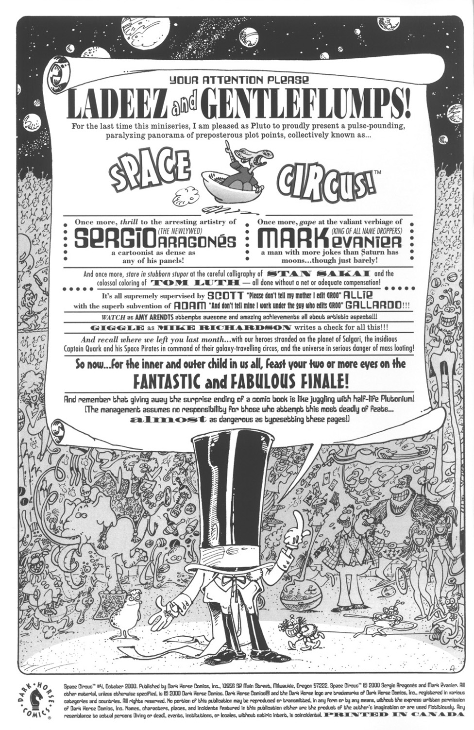 Read online Space Circus comic -  Issue #4 - 2