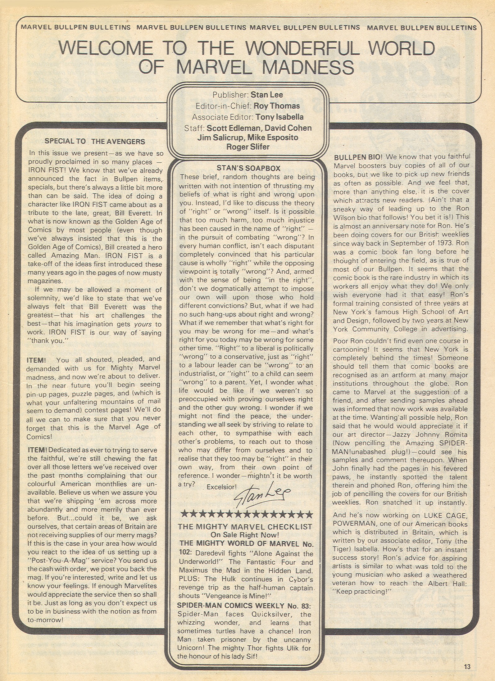 Read online The Avengers (1973) comic -  Issue #52 - 13