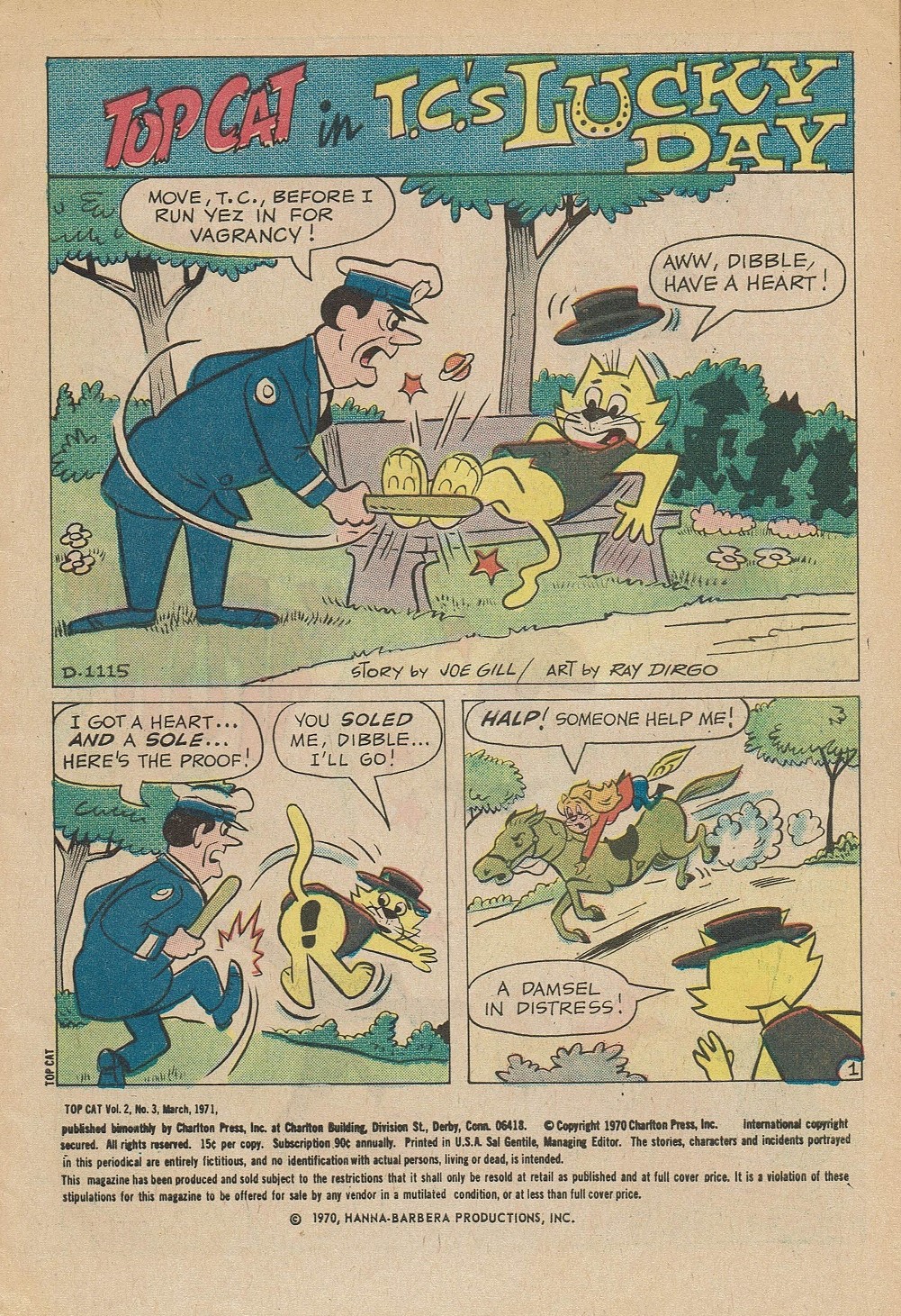Read online Top Cat (1970) comic -  Issue #3 - 3