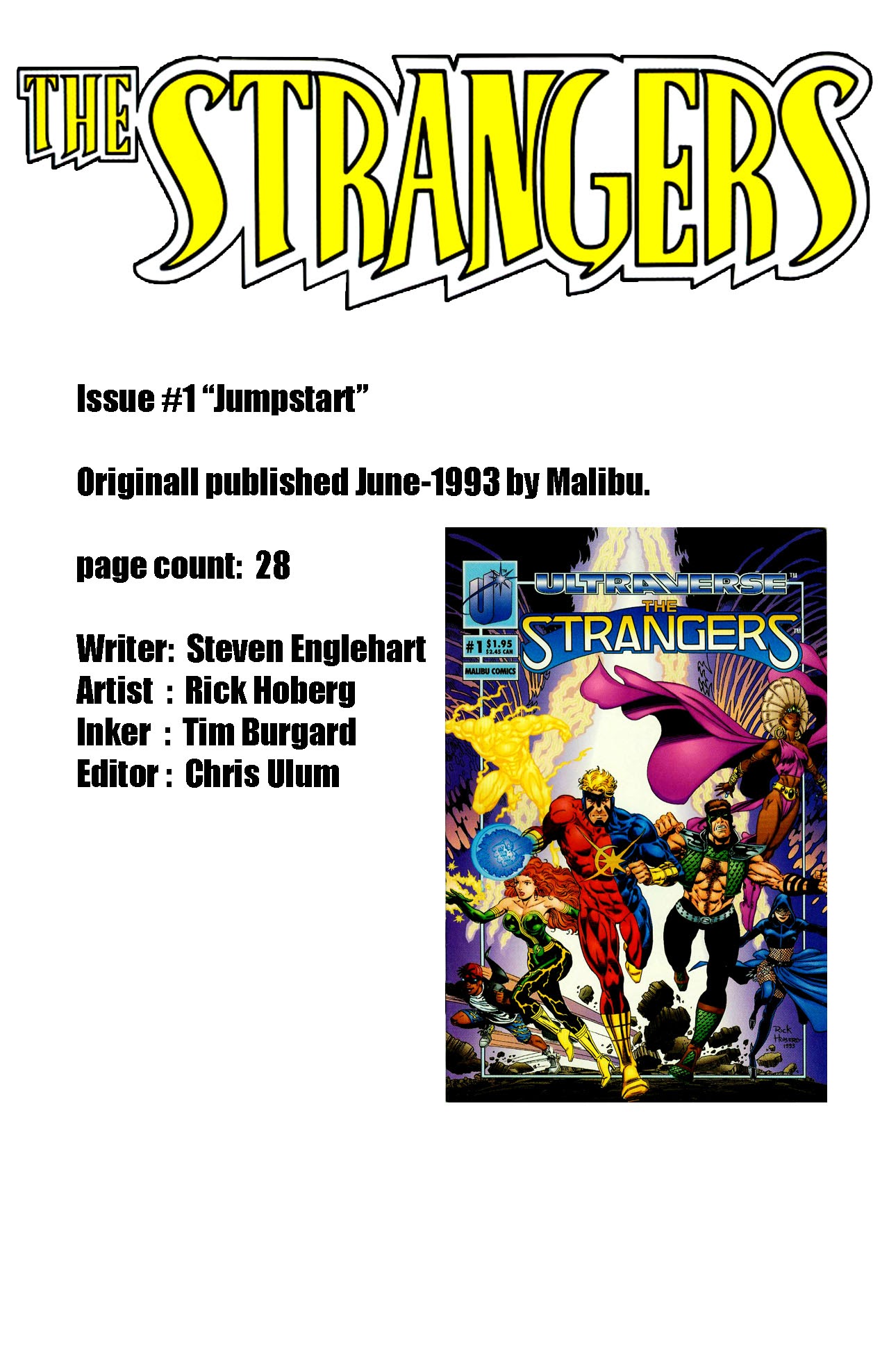 Read online Jumpstart: The Strangers Collection comic -  Issue # TPB - 7