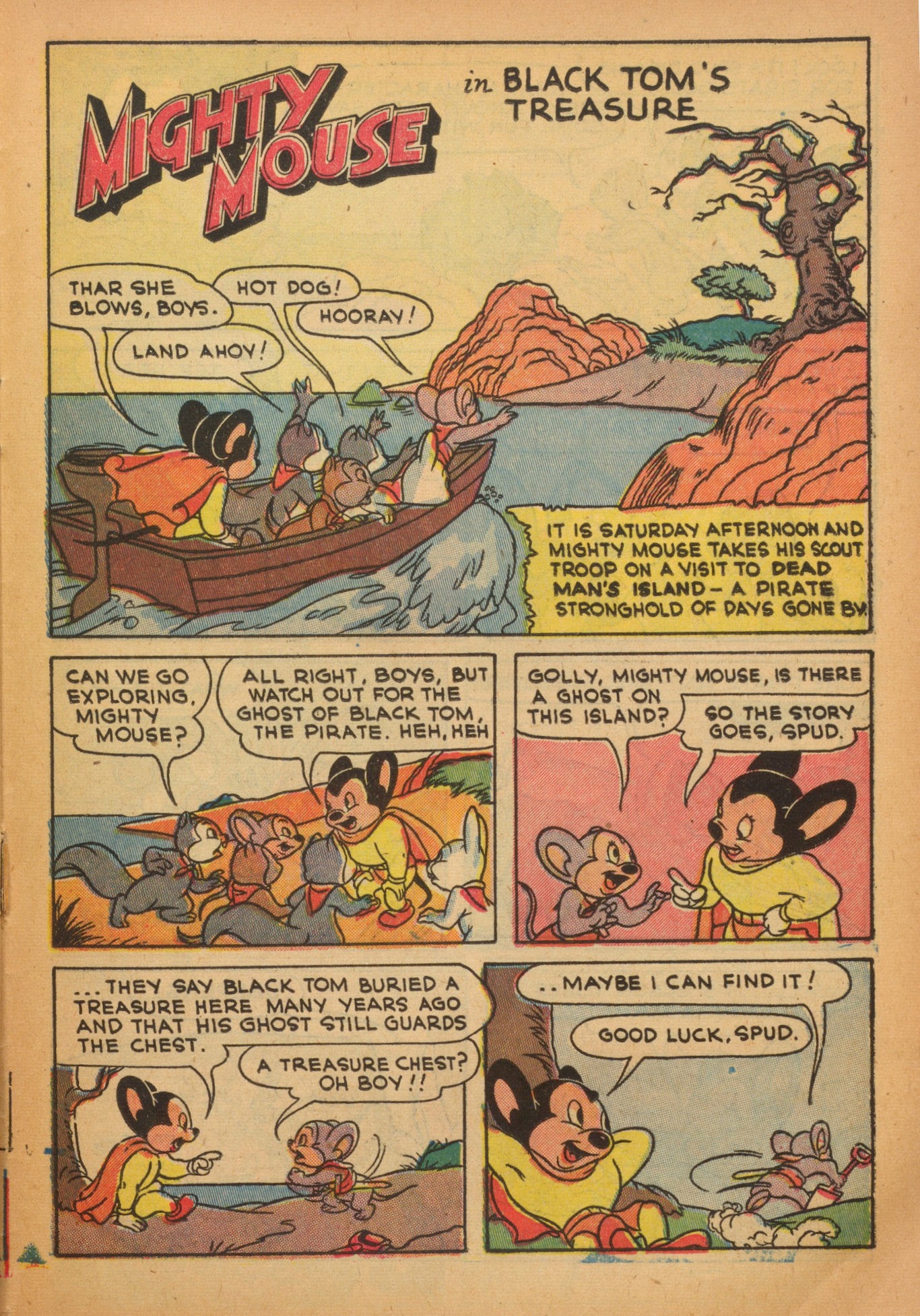 Read online Paul Terry's Mighty Mouse Comics comic -  Issue #6 - 29