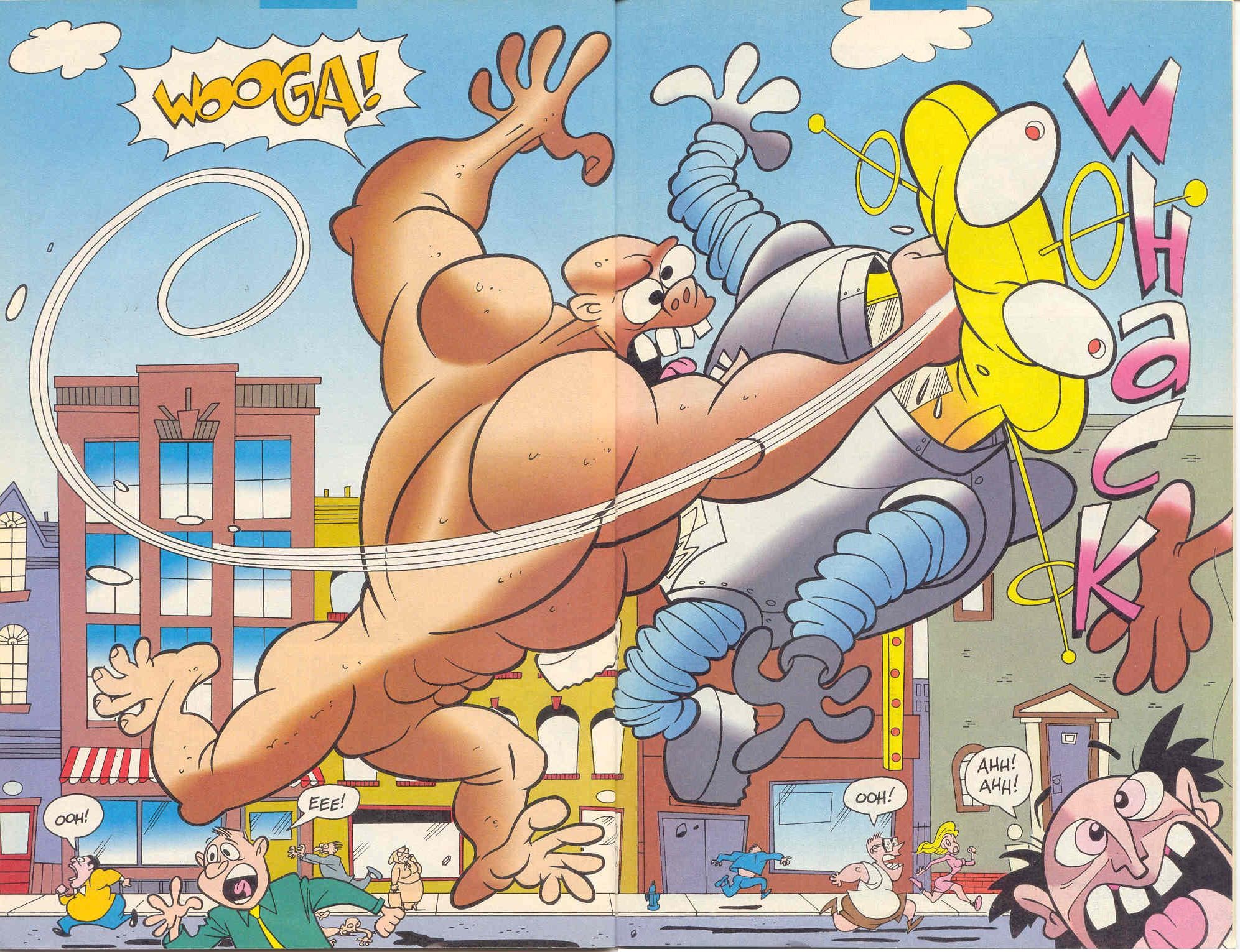 Read online Ren & Stimpy Show Special Powdered Toastman comic -  Issue # Full - 41