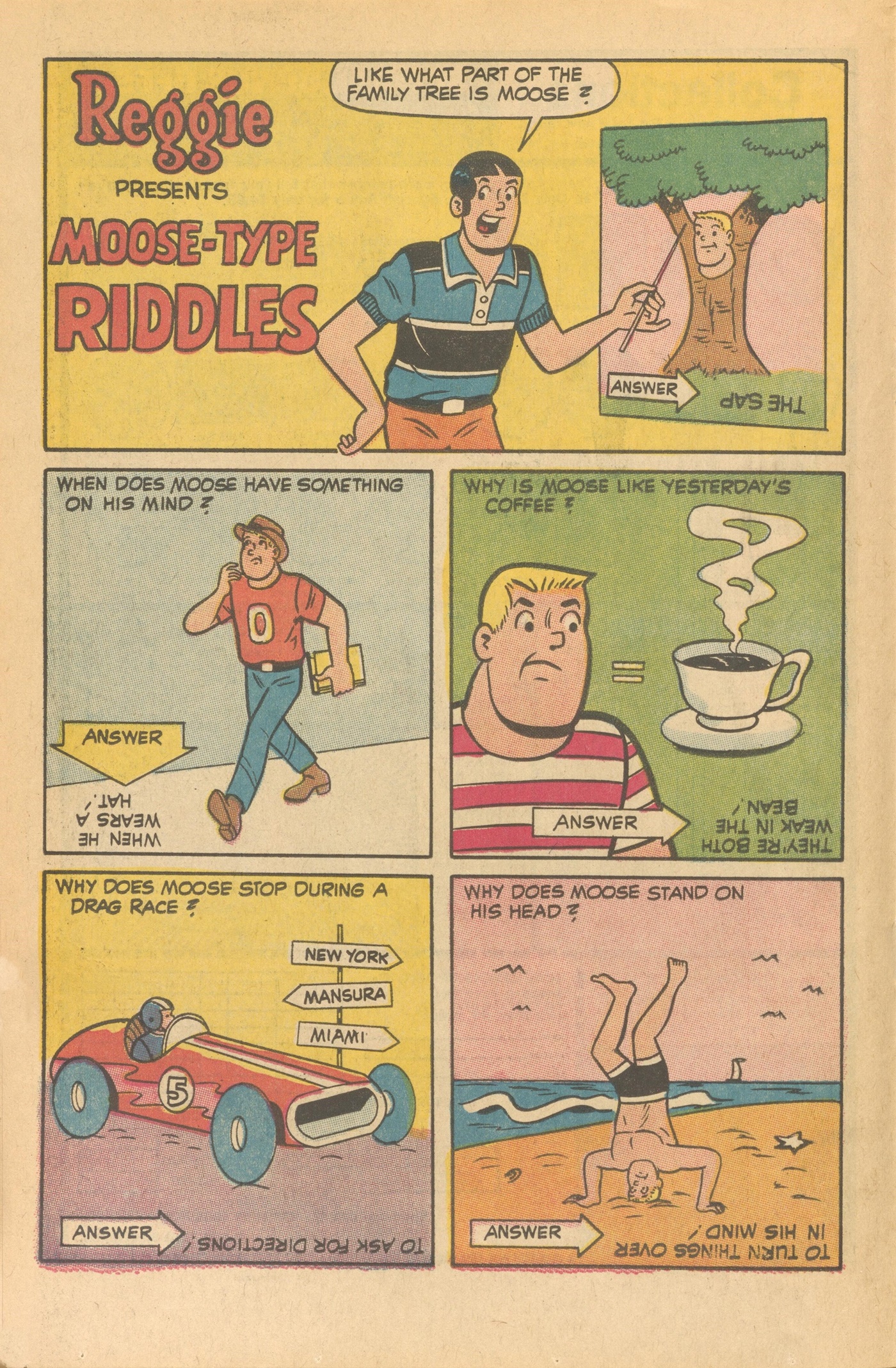 Read online Reggie's Wise Guy Jokes comic -  Issue #18 - 26