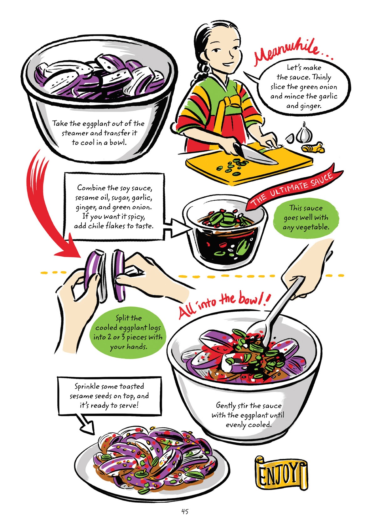 Read online Cook Korean! A Comic Book With Recipes comic -  Issue # TPB (Part 1) - 44