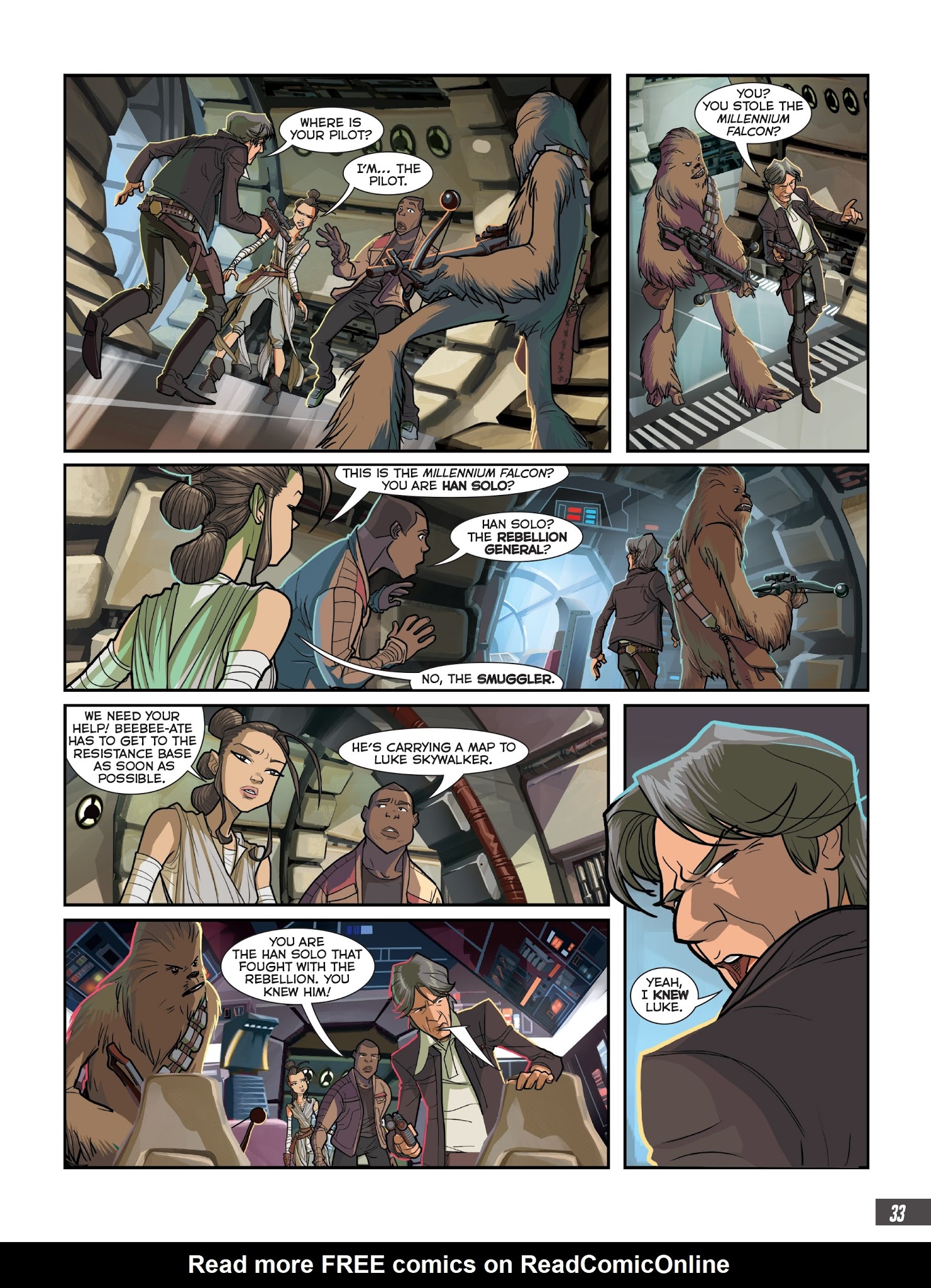 Read online Star Wars: The Force Awakens Graphic Novel Adaptation comic -  Issue # Full - 32