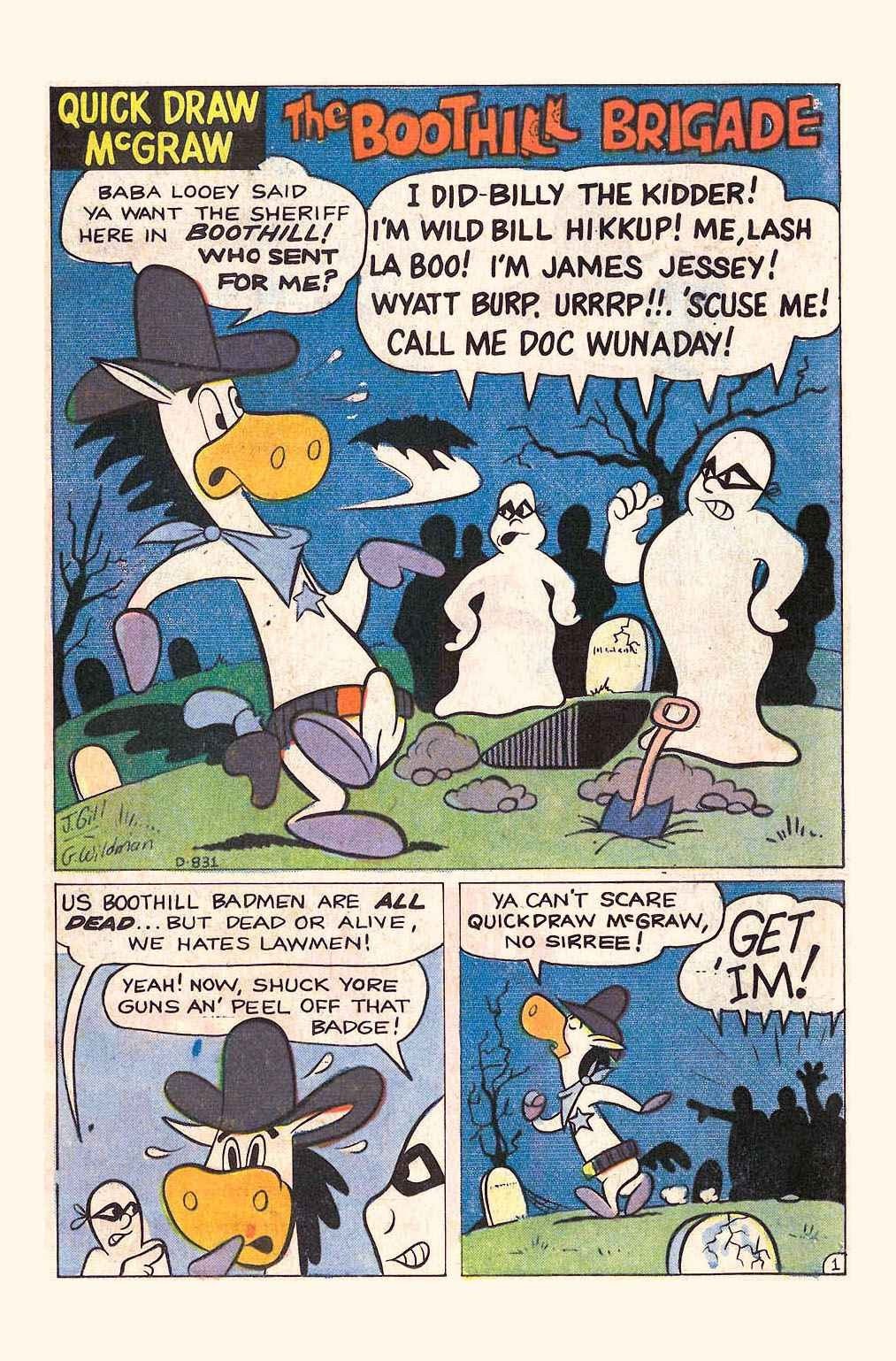 Read online Quick Draw McGraw comic -  Issue #1 - 12