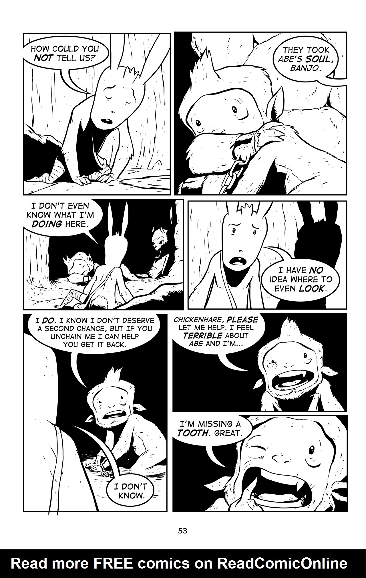 Read online Chickenhare: Fire in the Hole comic -  Issue # TPB (Part 1) - 55